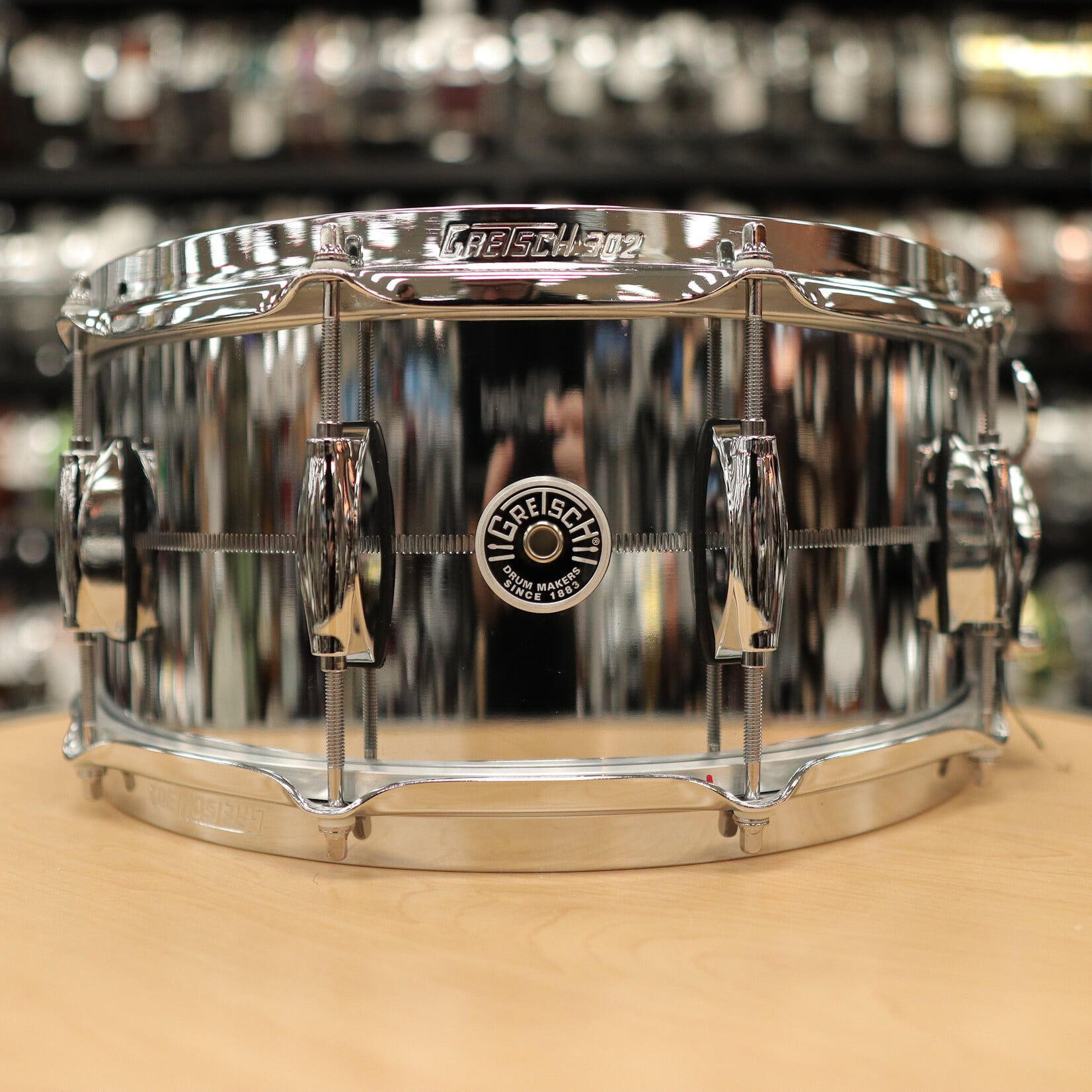 Gretsch Pre-Owned Gretsch Brooklyn 6.5x14" Chrome over Steel Snare Drum GB4164S
