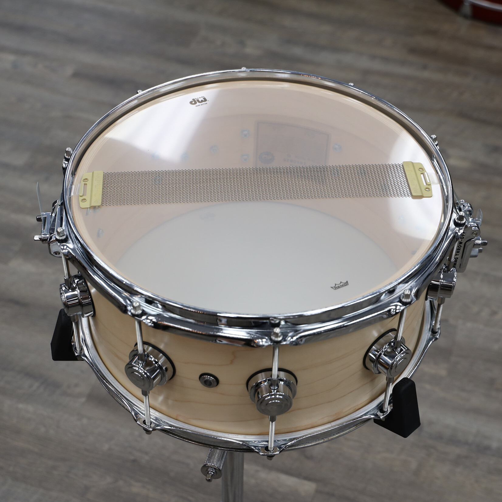 DW DW Santa Monica 6.5 x 14 Maple Snare Drum (Satin Oil with Chrome Hardware)