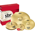 Sabian Sabian SBR Bright Performance Cymbal Set 14"Hi-Hats/16" Crash/20" Ride with Free 10" Splash