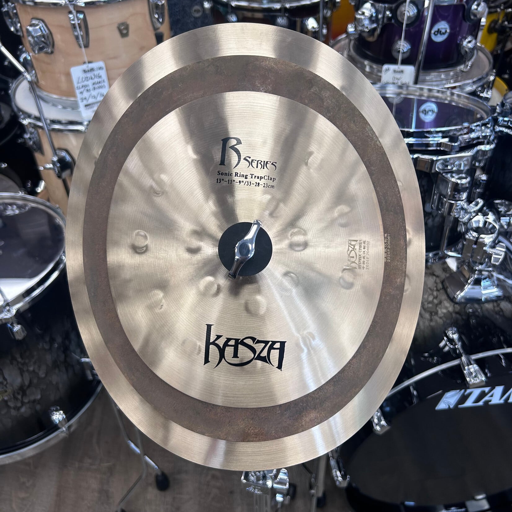 Kasza Kasza Cymbals R-Series KZ 13"/11"/9" Sonic Ring Cymbal Stack