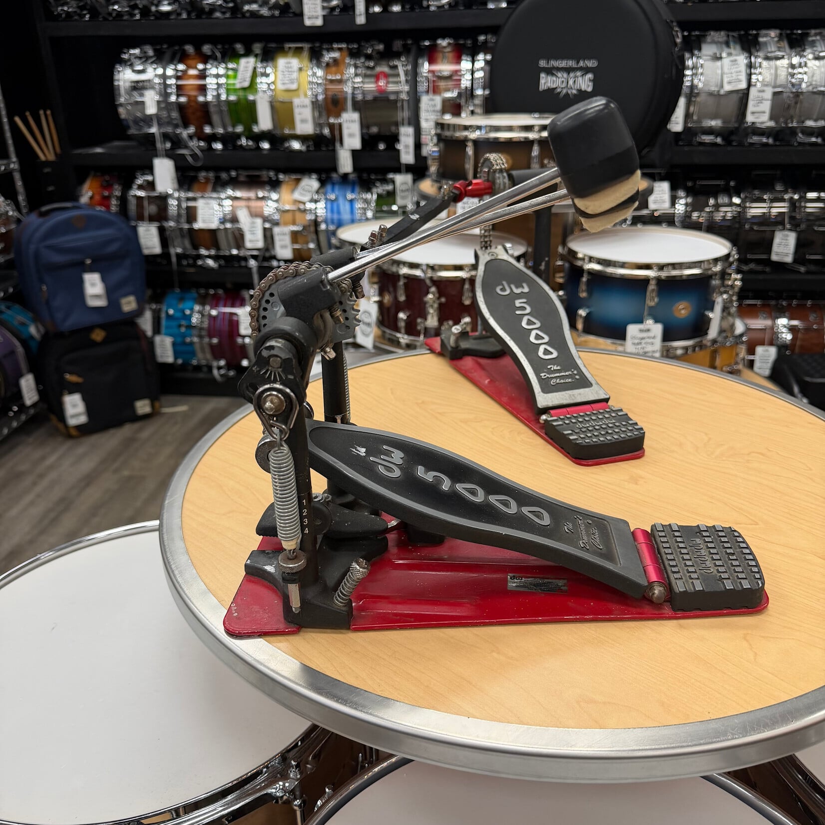 DW Used DW 5000 Lefty Double Pedal