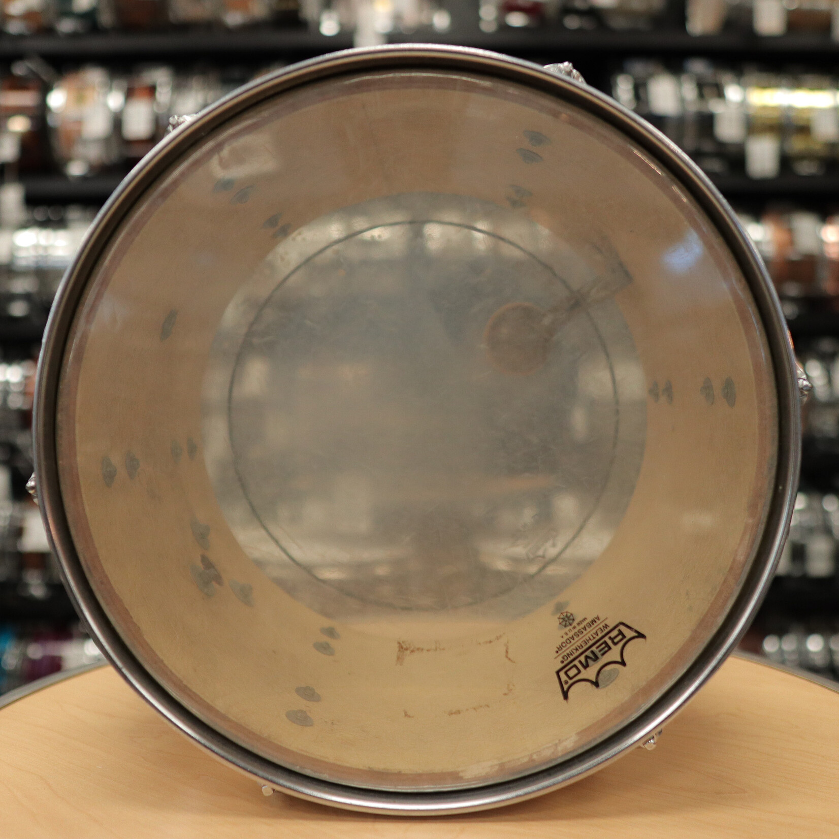 Pearl Pre-Owned Pearl 10x14" Wood-Fiberglass Tom (Gold Satin Wrap)