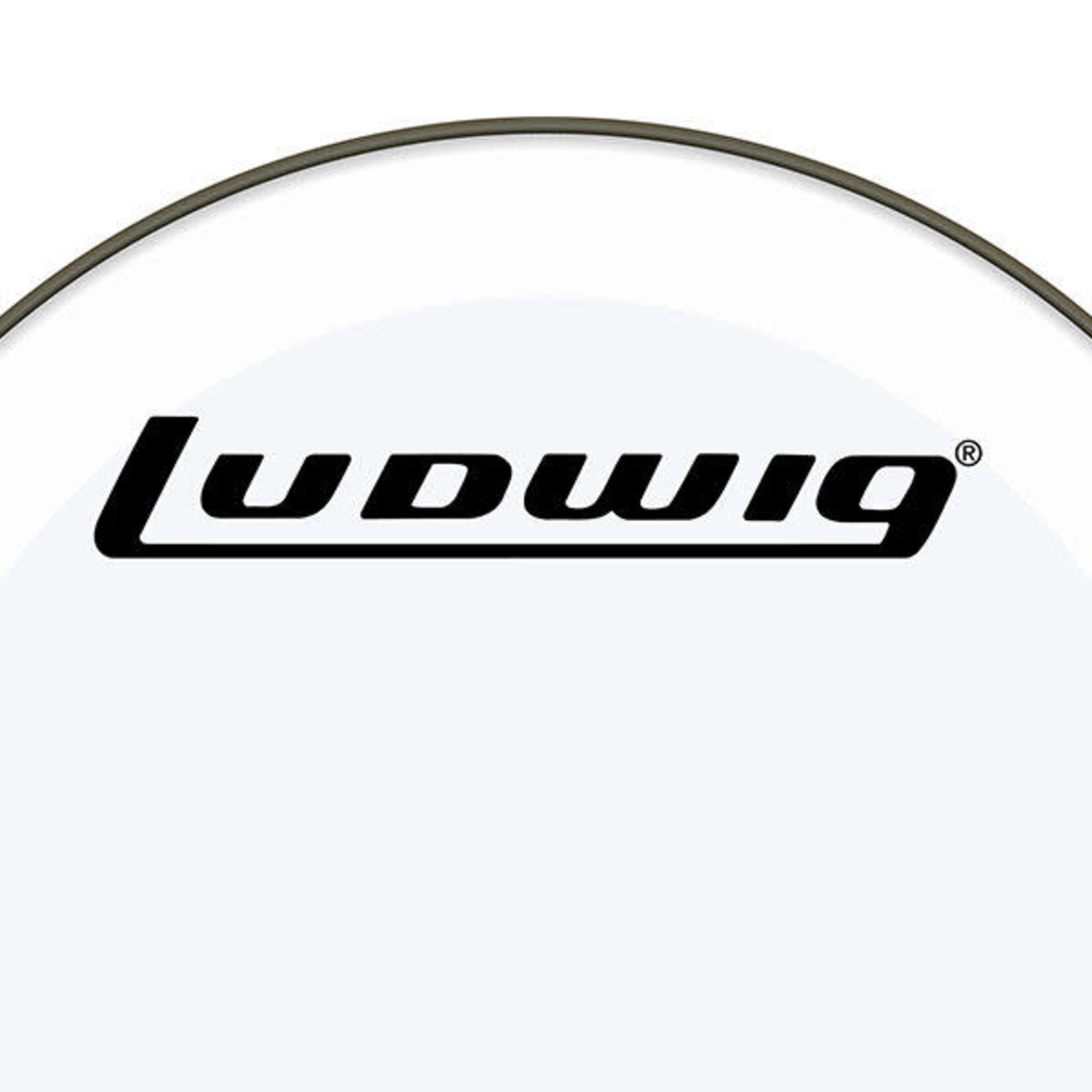 Ludwig/Remo Ludwig 22" Remo Powerstroke 3 Smooth White Drumhead With Block Logo LW1222P3SWB