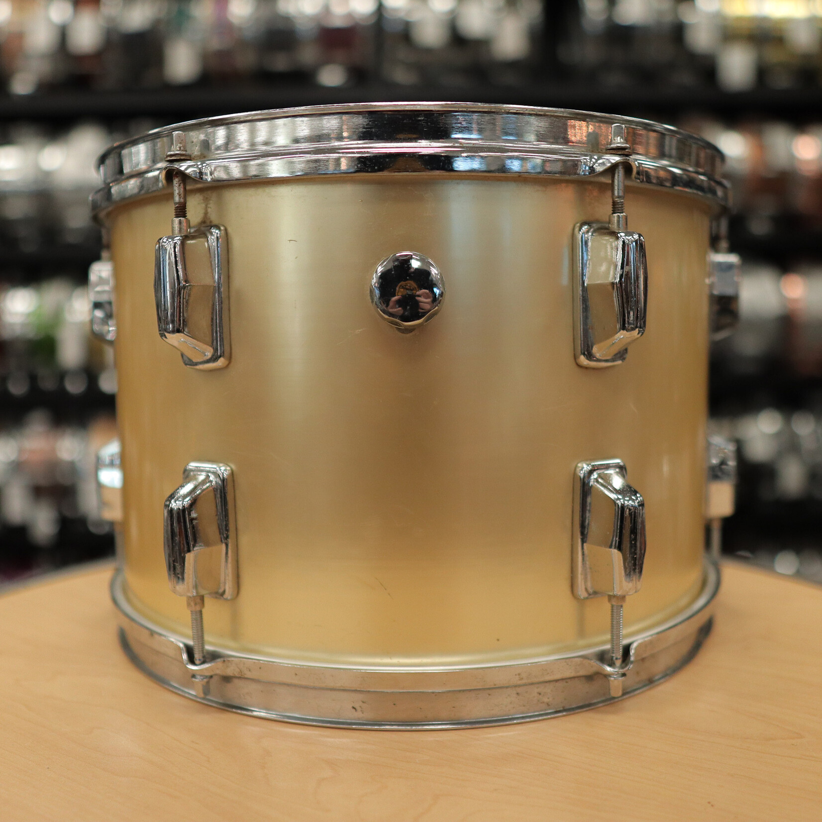 Pearl Pre-Owned Pearl 9x13" Wood-Fiberglass Tom (Gold Satin Wrap)