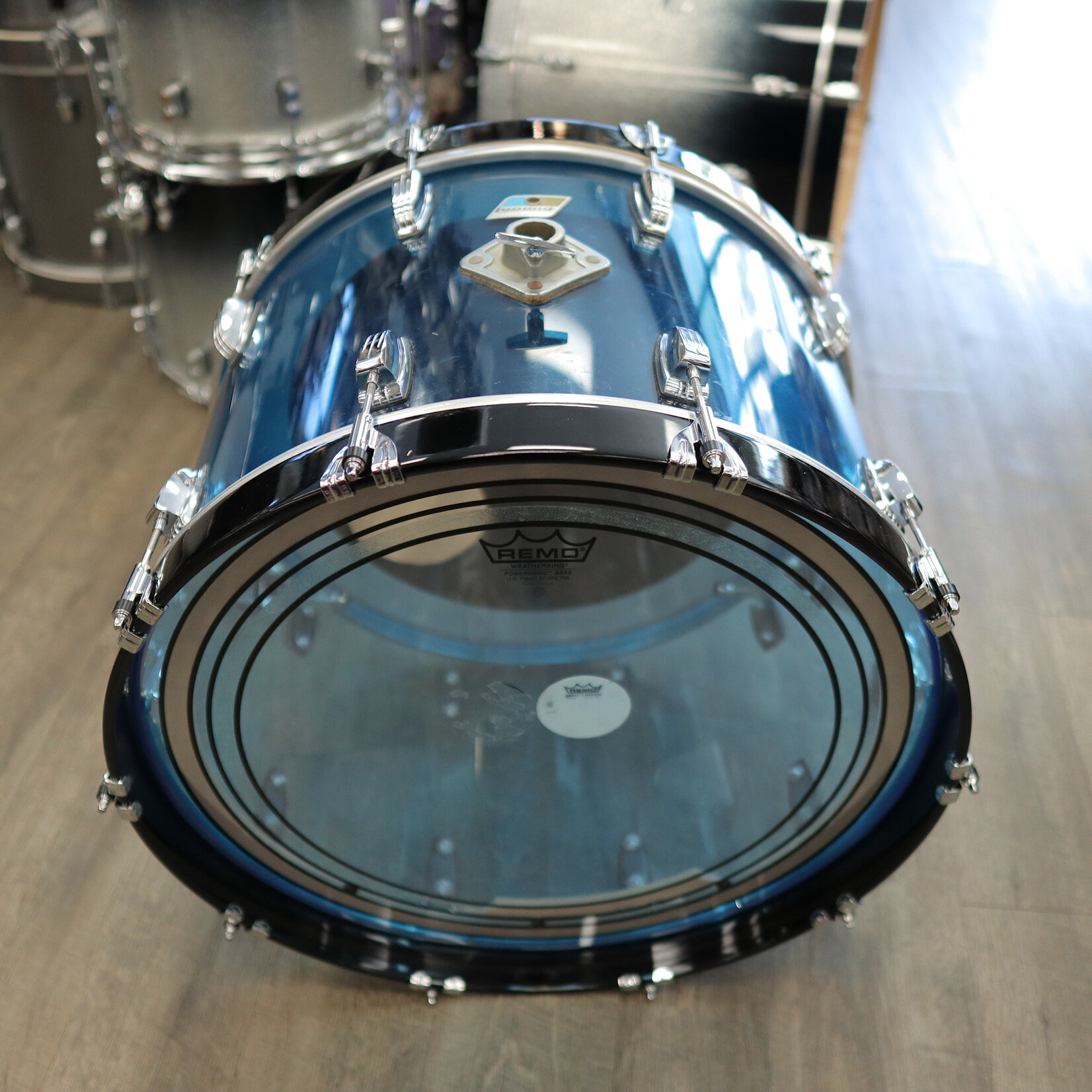 Ludwig Vintage 70s Ludwig 14x22" Vistalite Acrylic Bass Drum (Blue)