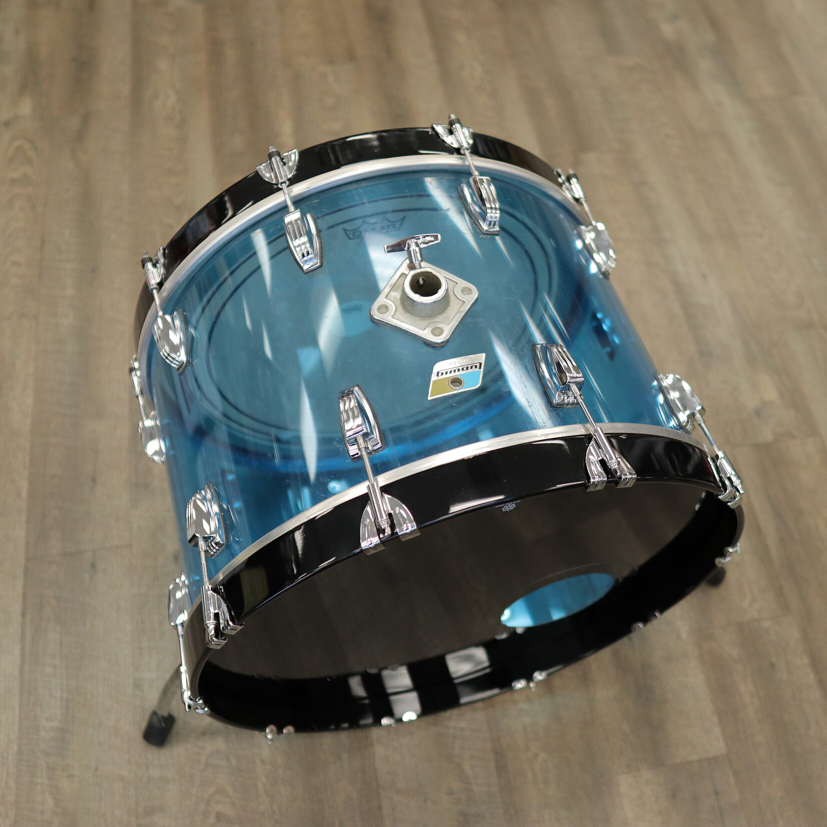 Ludwig Vintage 70s Ludwig 14x22" Vistalite Acrylic Bass Drum (Blue)