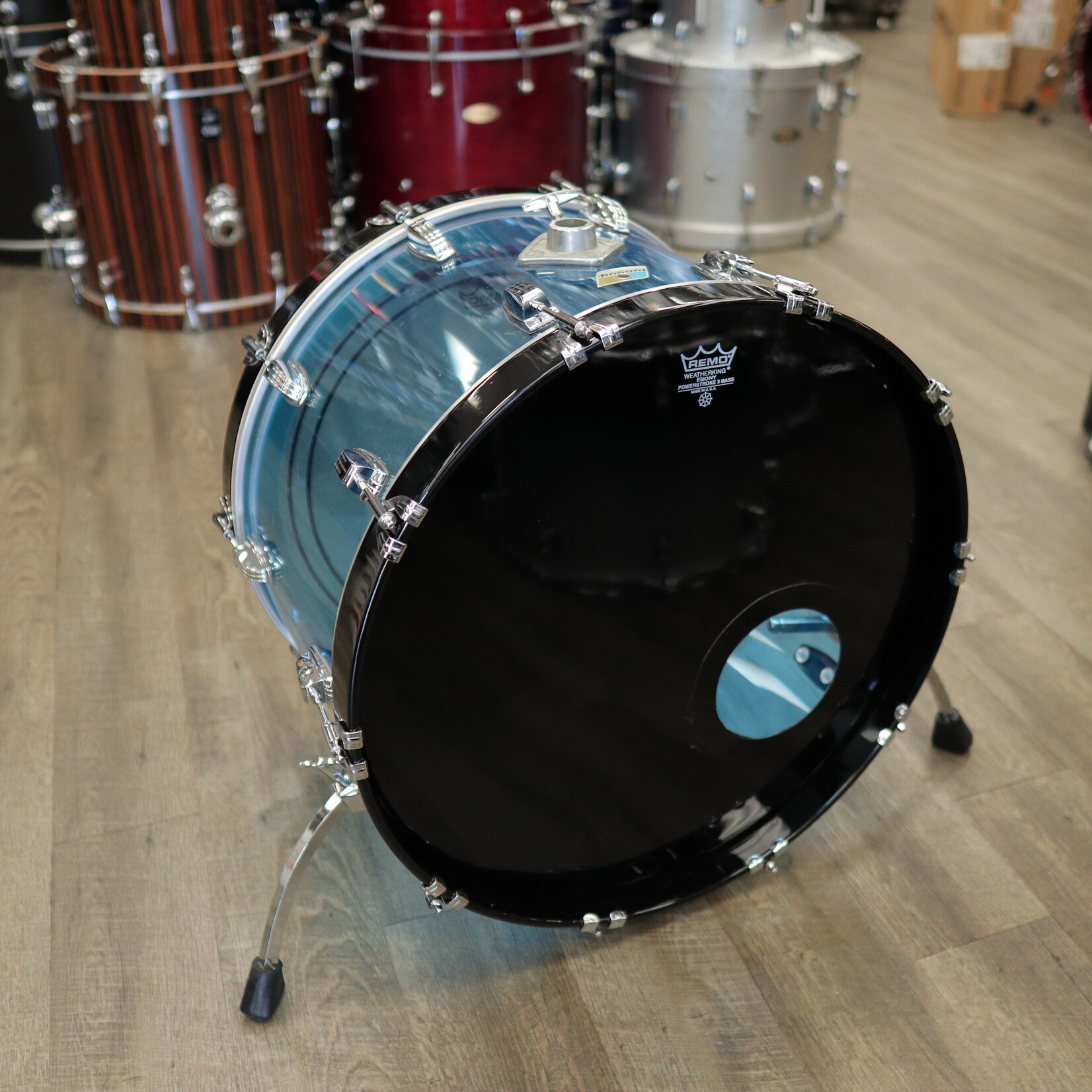 Ludwig Vintage 70s Ludwig 14x22" Vistalite Acrylic Bass Drum (Blue)