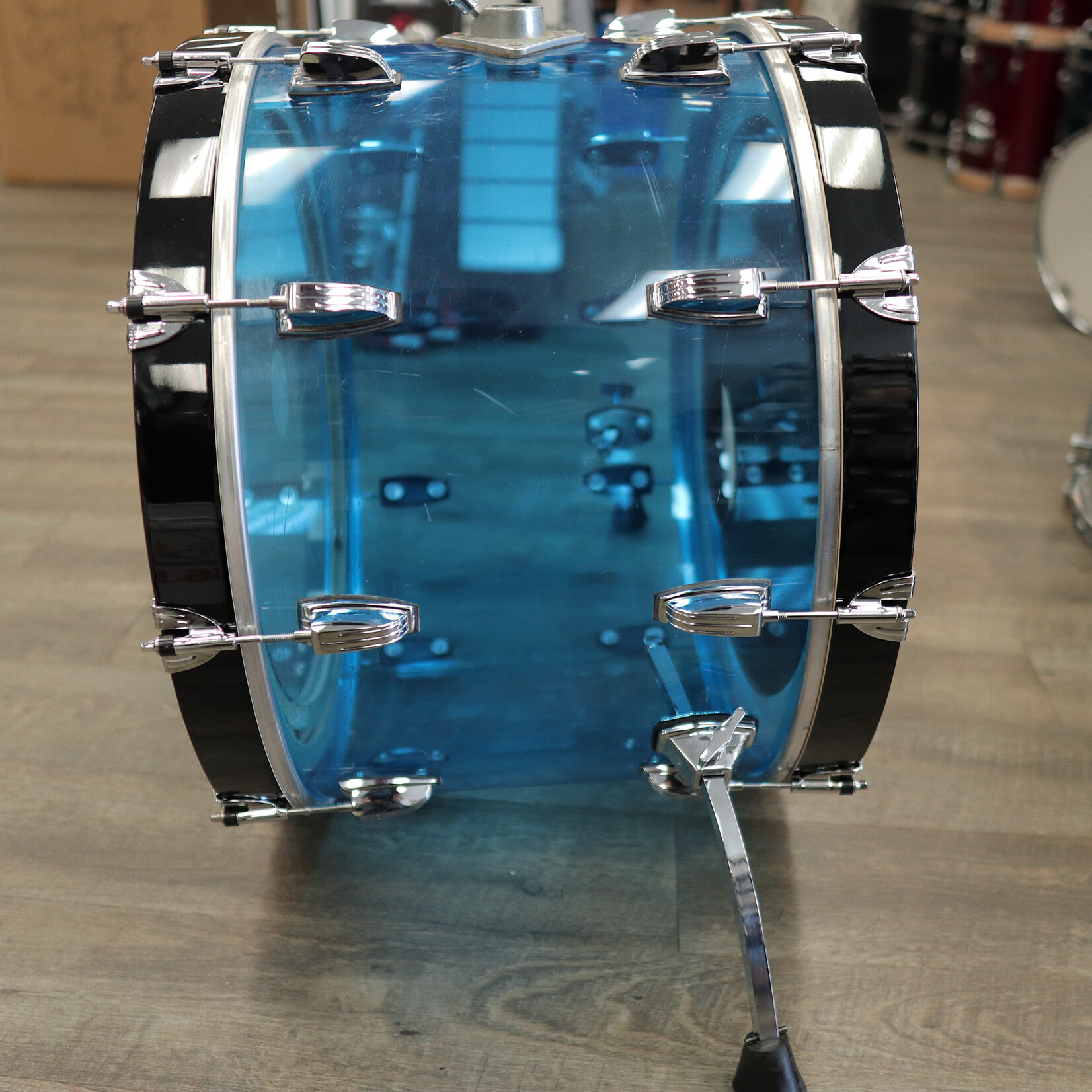 Ludwig Vintage 70s Ludwig 14x22" Vistalite Acrylic Bass Drum (Blue)
