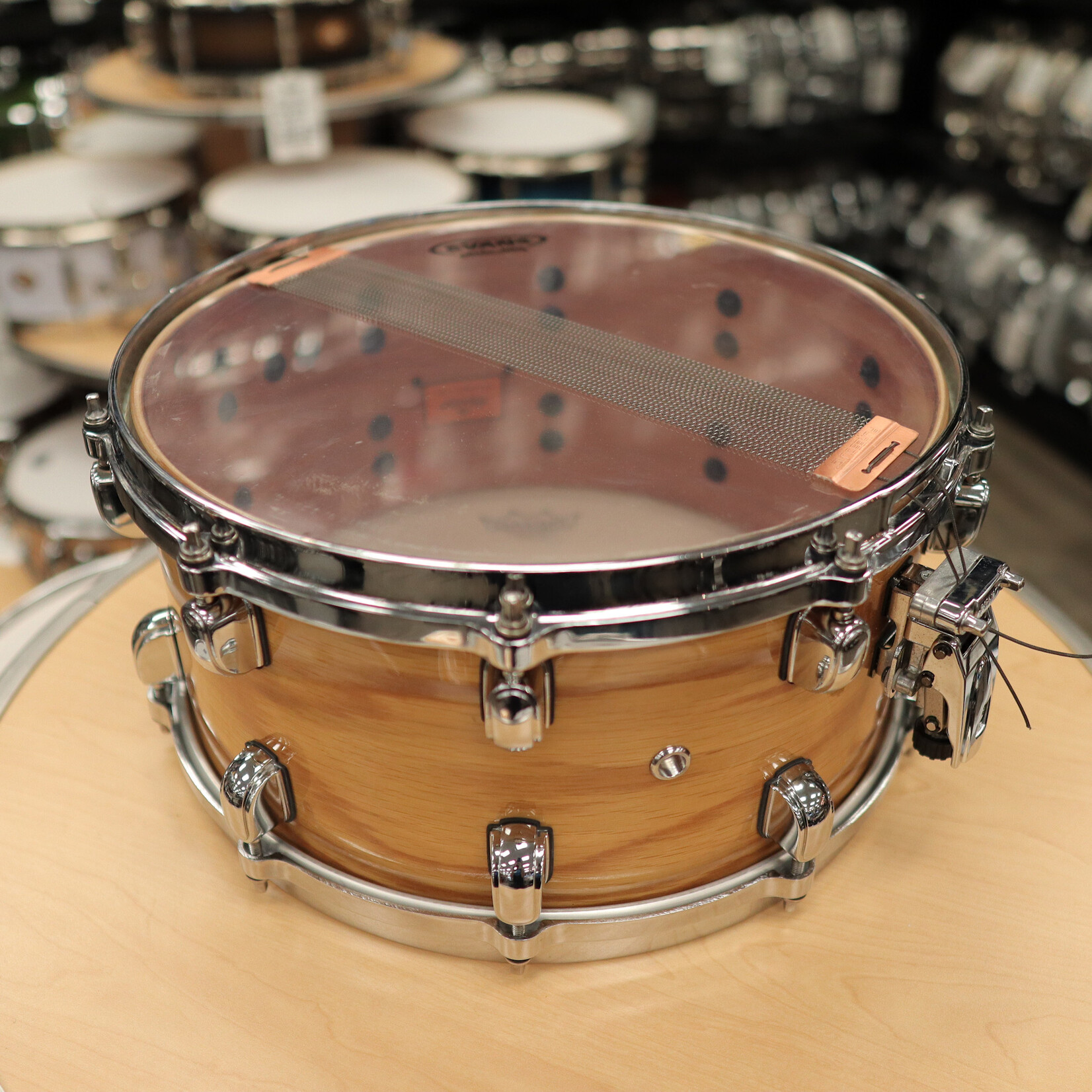 Tama Pre-Owned Tama Starclassic Birch/Bubinga 7x14 Snare Drum (Natural White Oak)