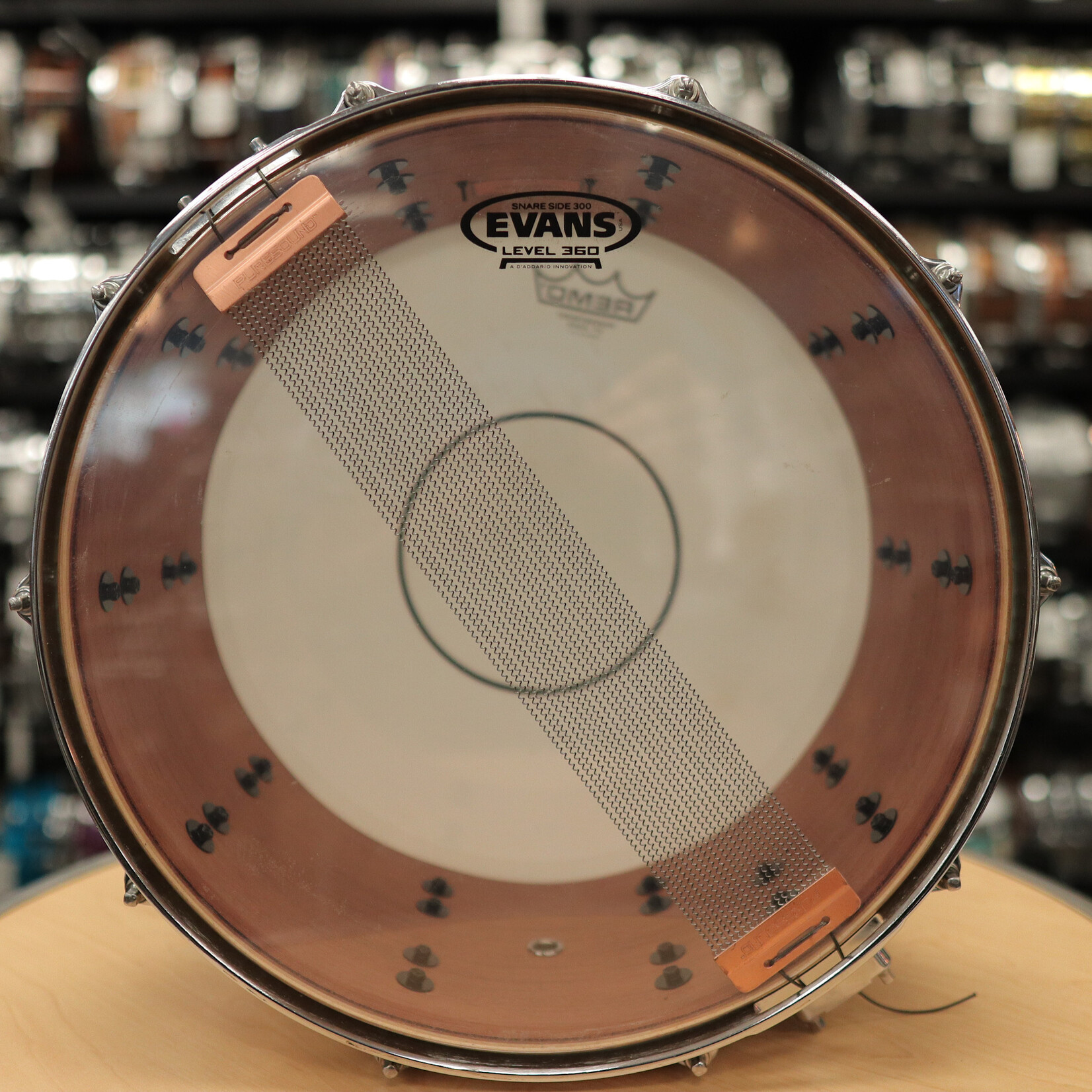 Tama Pre-Owned Tama Starclassic Birch/Bubinga 7x14 Snare Drum (Natural White Oak)