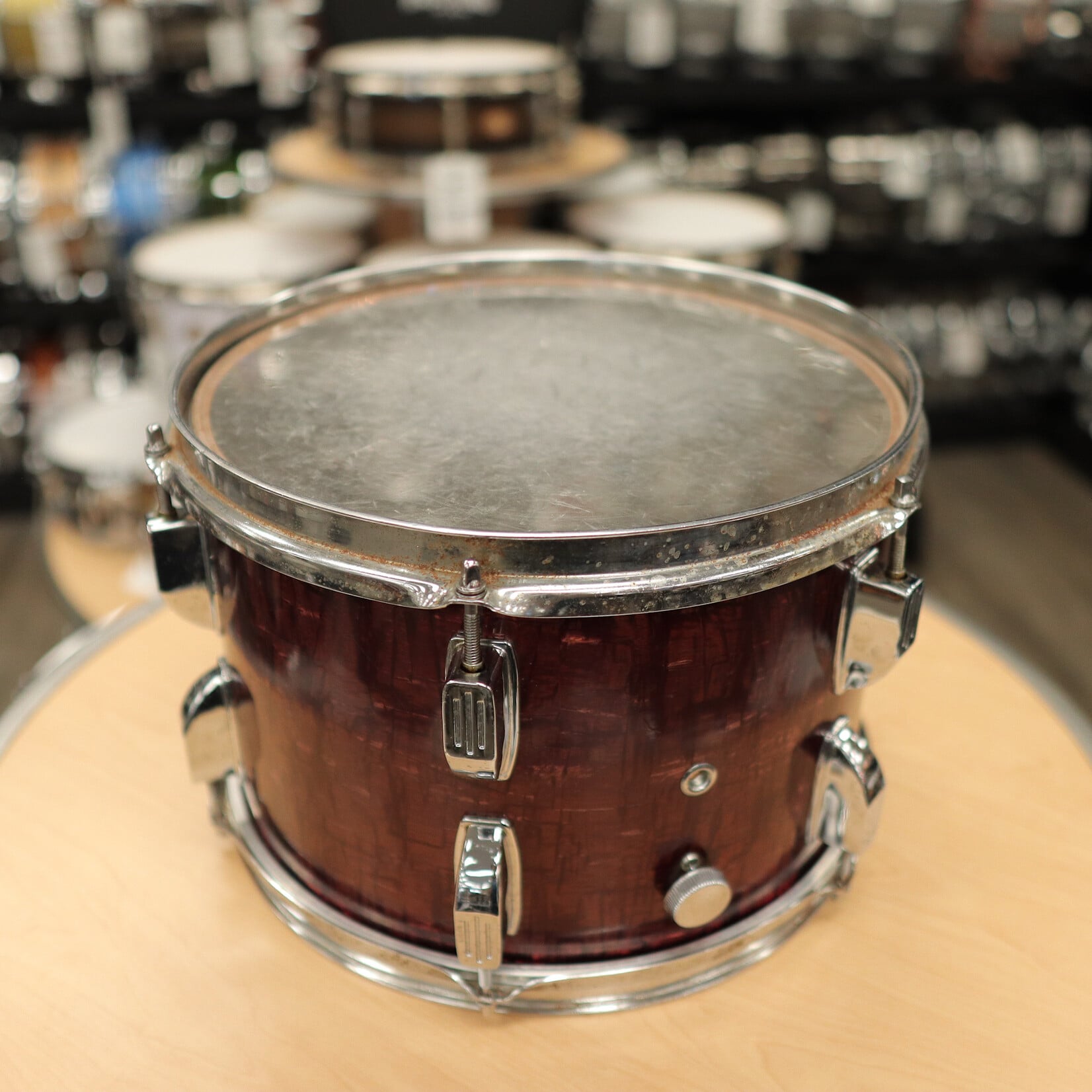 Rogers Pre-Owned Rogers 12" R-360 Tom (Burgundy Marble)