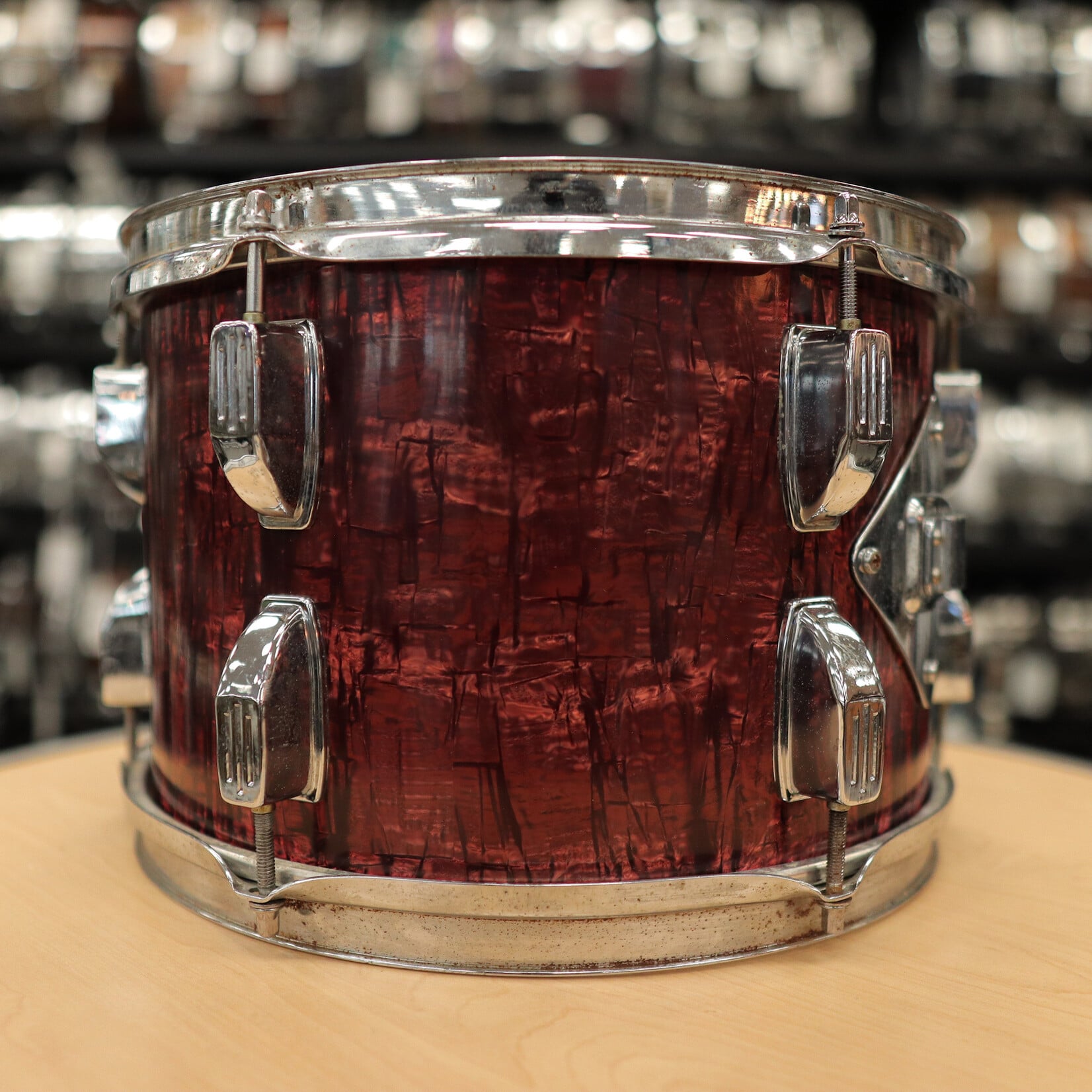 Rogers Pre-Owned Rogers 12" R-360 Tom (Burgundy Marble)