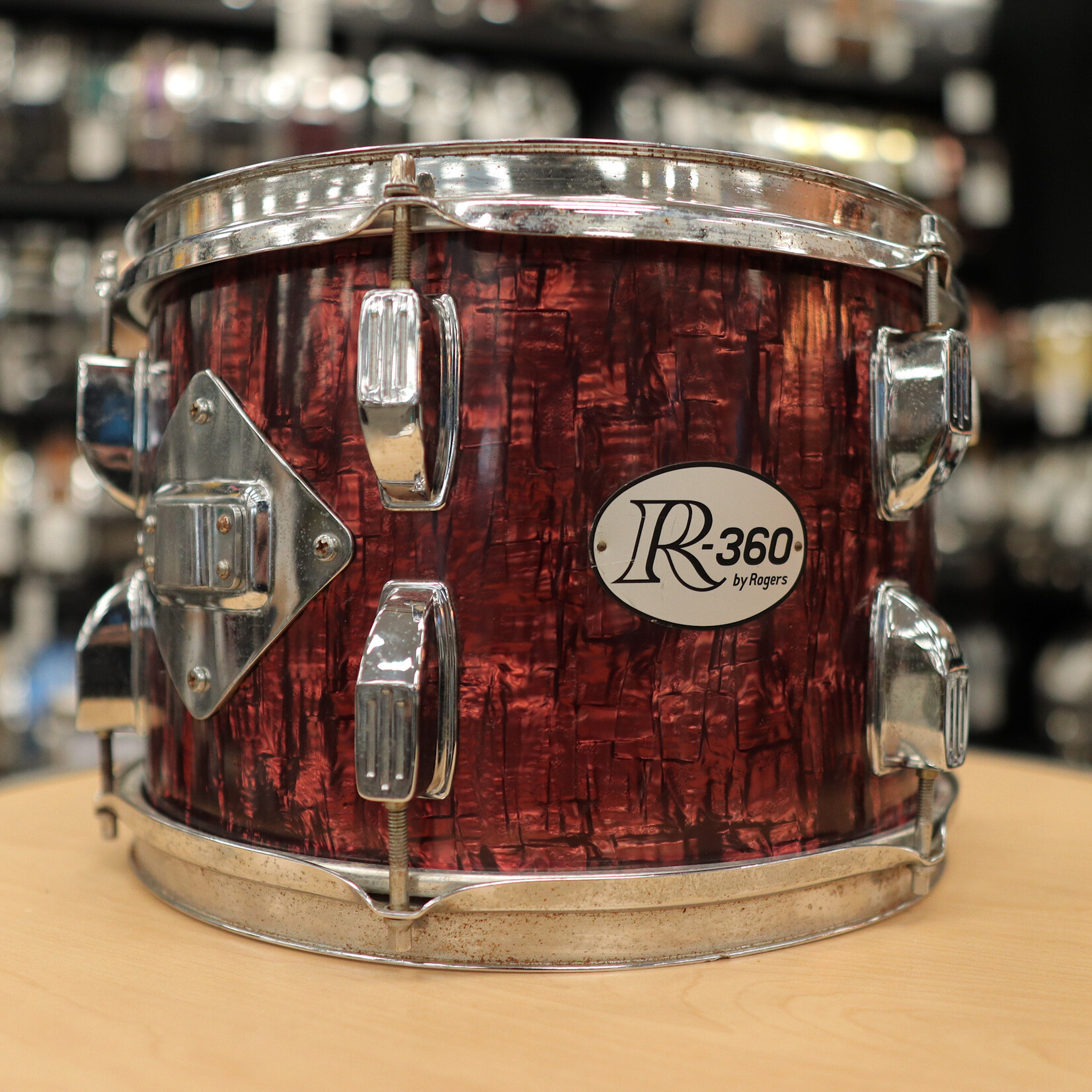 Rogers Pre-Owned Rogers 12" R-360 Tom (Burgundy Marble)