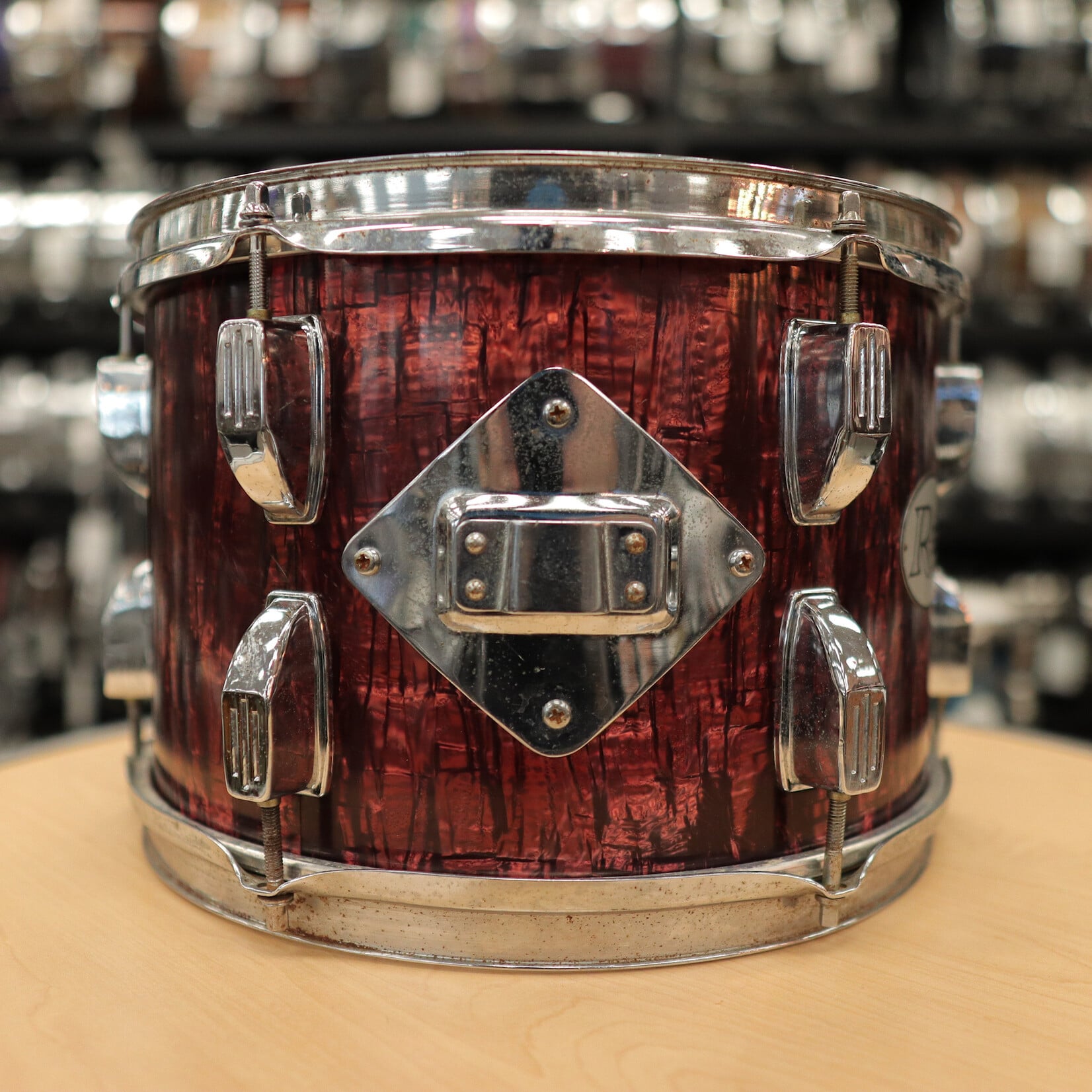 Rogers Pre-Owned Rogers 12" R-360 Tom (Burgundy Marble)