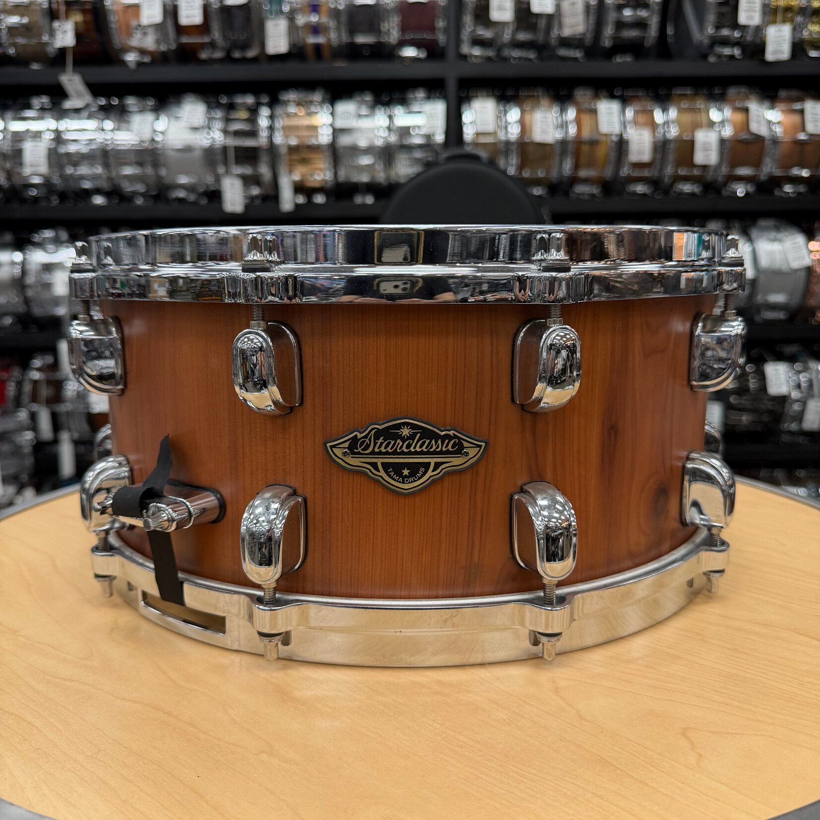 Tama Pre-Owned Tama Starclassic Walnut/Birch 6.5x14" Snare Drum WBSS65-SNC (Satin Natural Cedar)