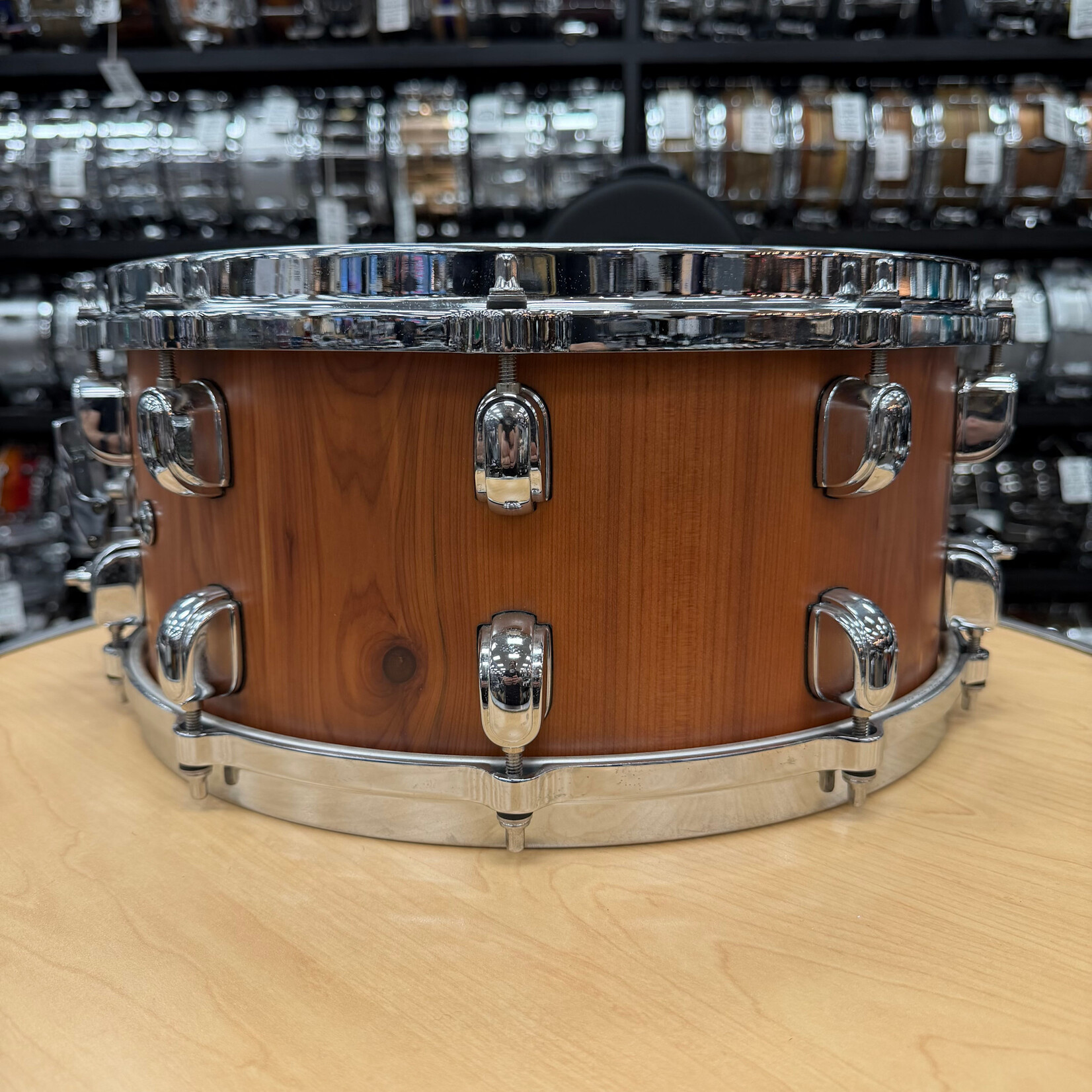 Tama Pre-Owned Tama Starclassic Walnut/Birch 6.5x14" Snare Drum WBSS65-SNC (Satin Natural Cedar)