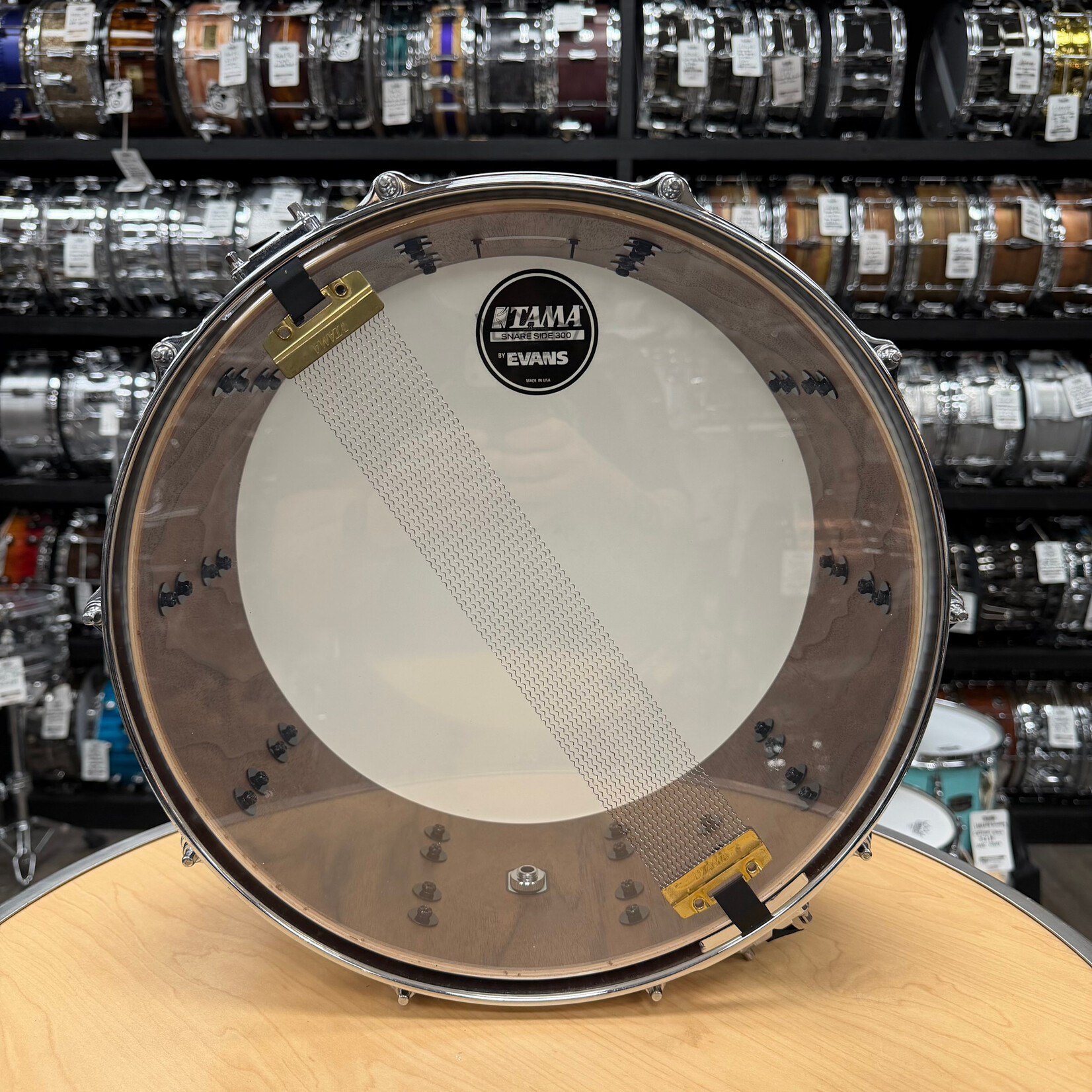 Tama Pre-Owned Tama Starclassic Walnut/Birch 6.5x14" Snare Drum WBSS65-SNC (Satin Natural Cedar)