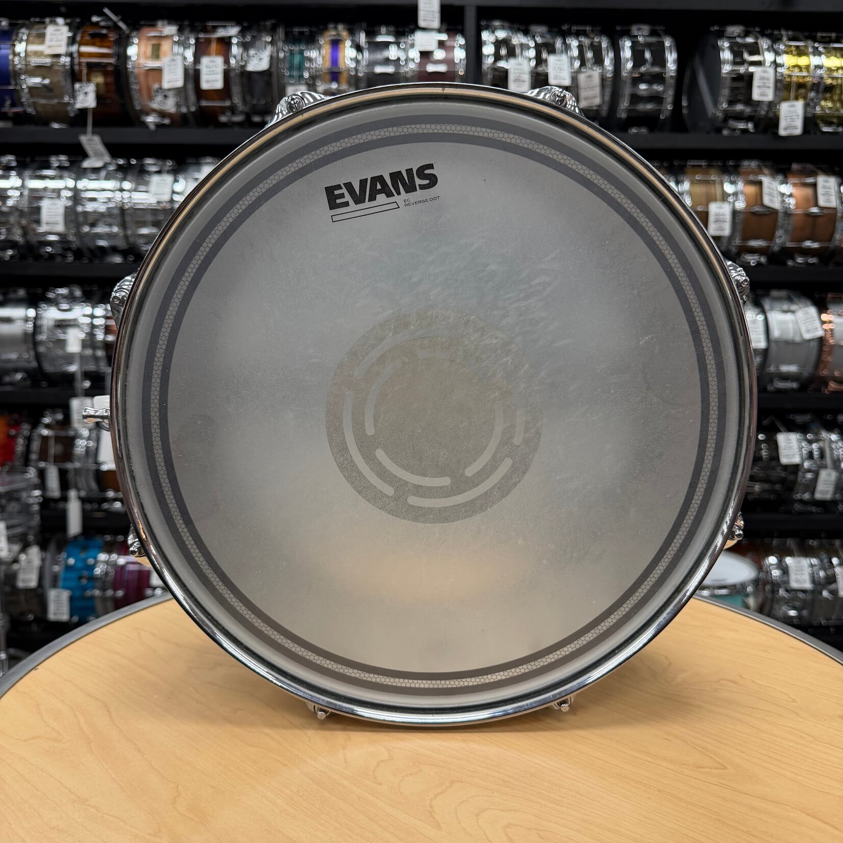 Pork Pie Pre-Owned Pork Pie 6.5x14" "El Diablo" Hammered Steel Snare Drum