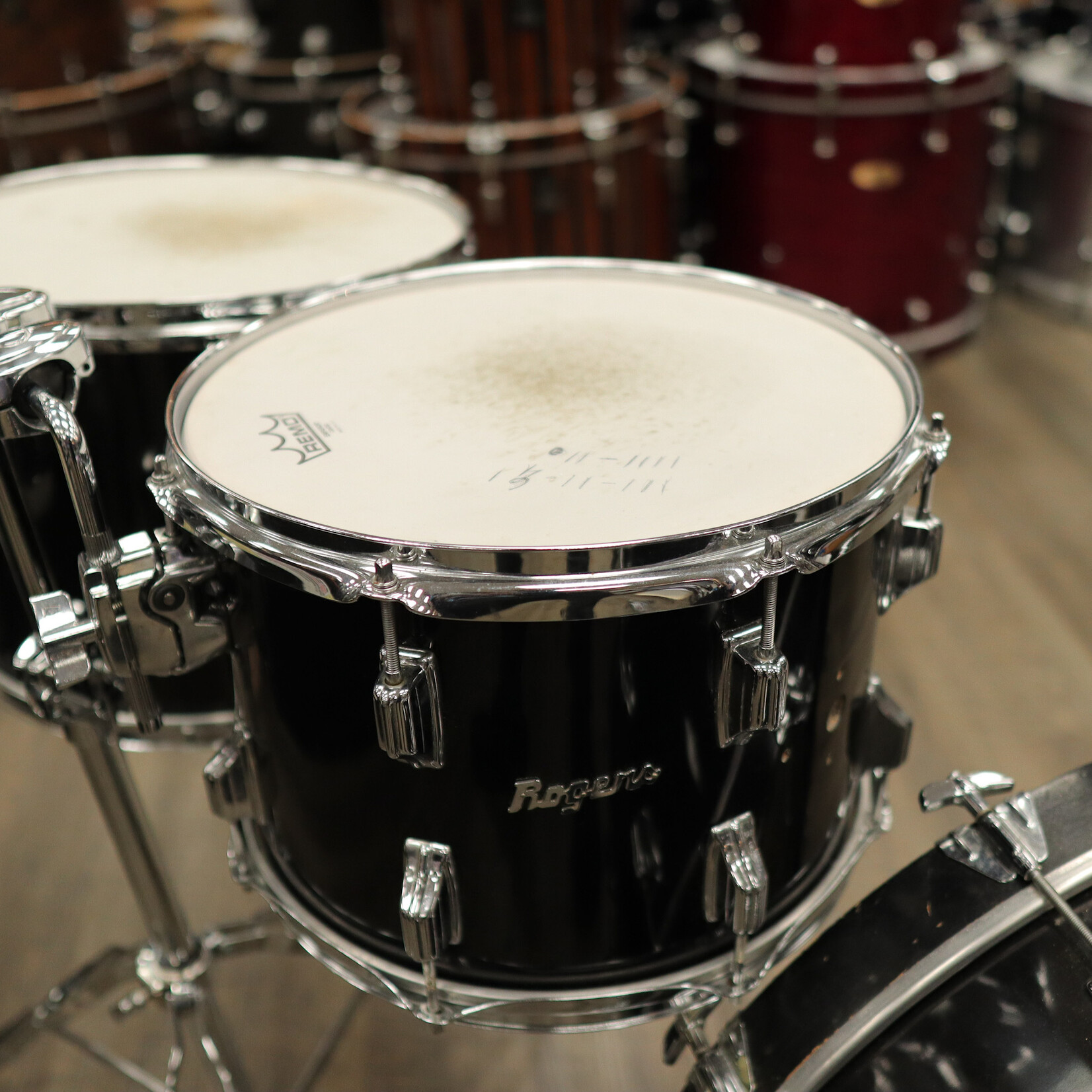 Rogers Vintage  Rogers 4-Piece Shell Pack 12/14/16/22 (Black)
