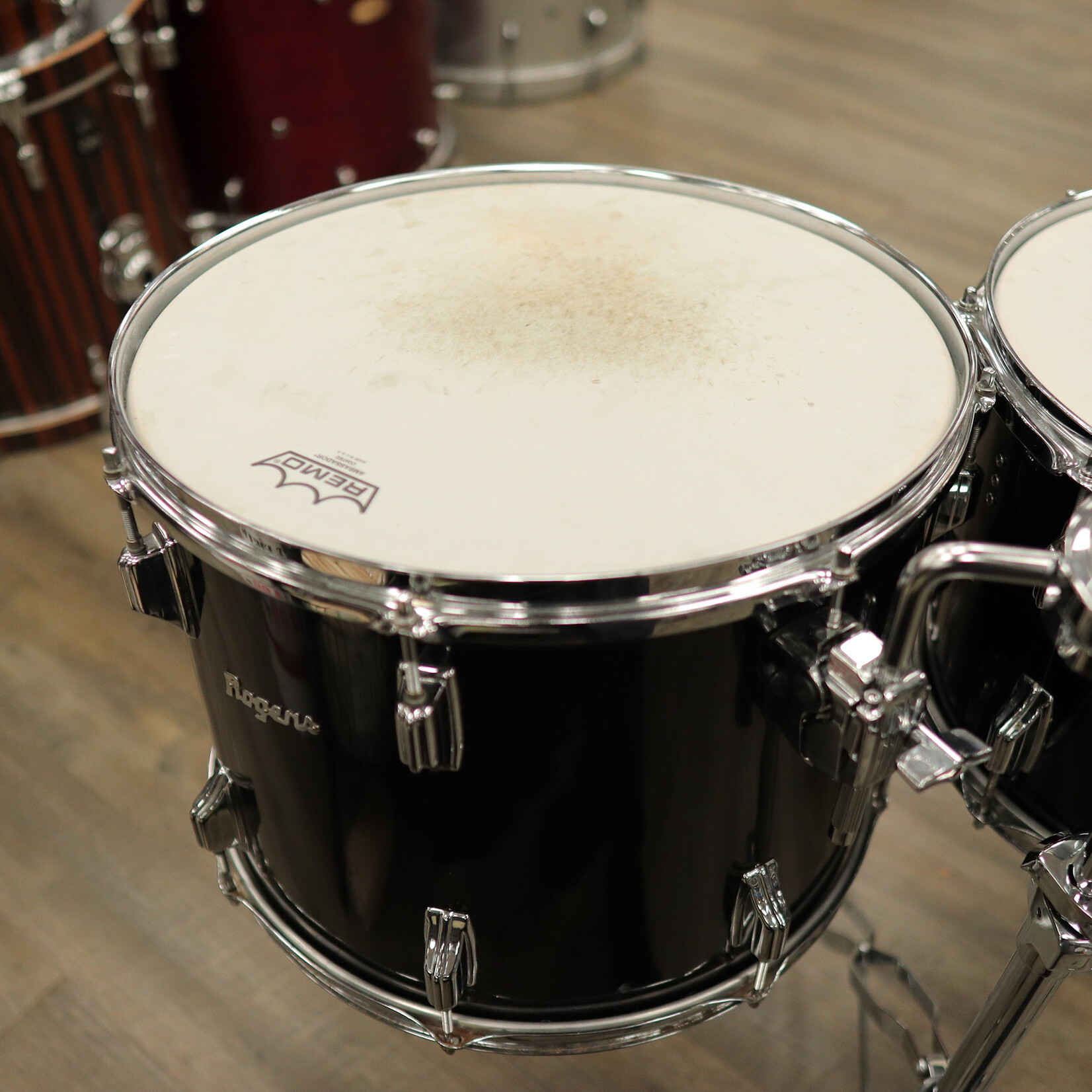 Rogers Vintage  Rogers 4-Piece Shell Pack 12/14/16/22 (Black)