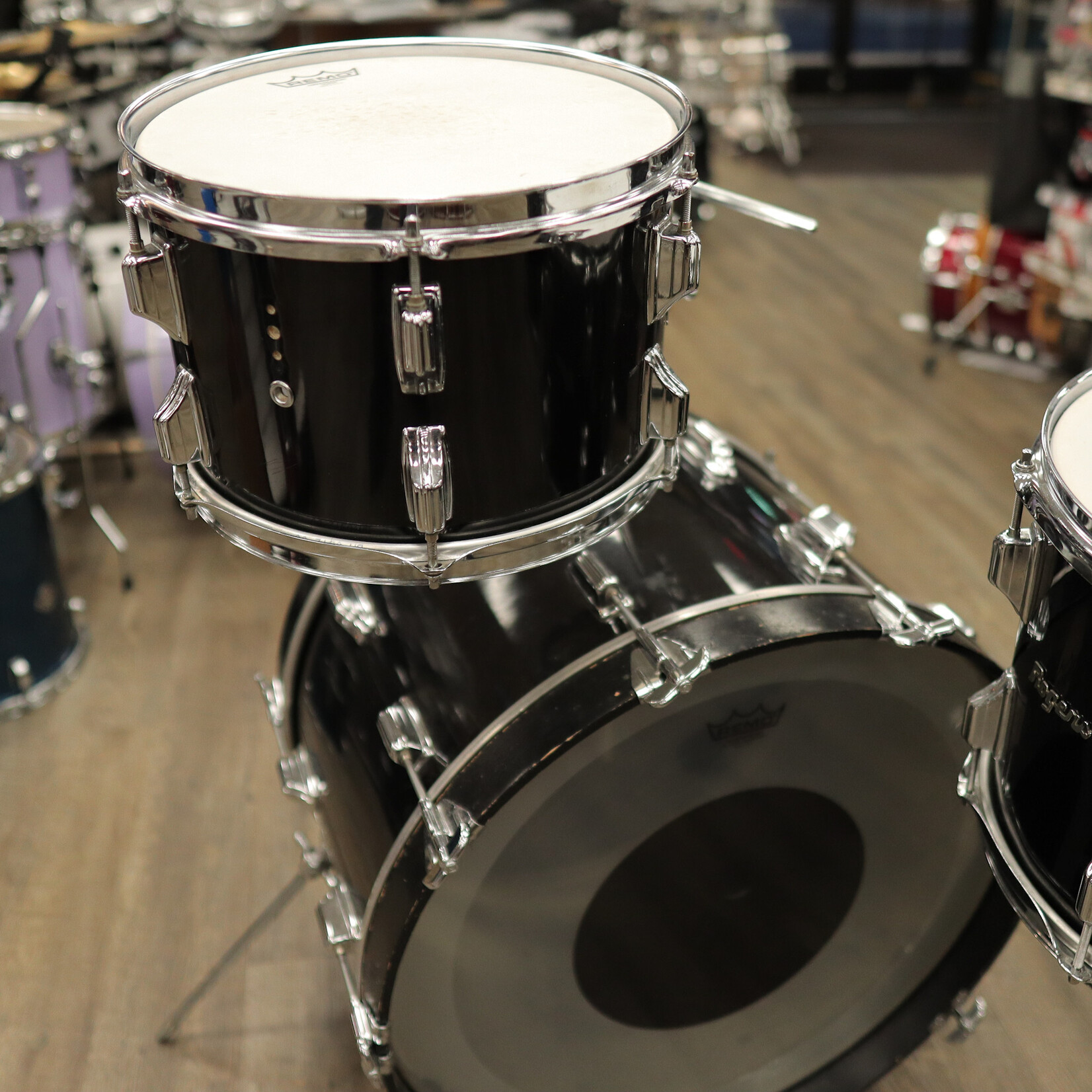 Rogers Vintage  Rogers 4-Piece Shell Pack 12/14/16/22 (Black)