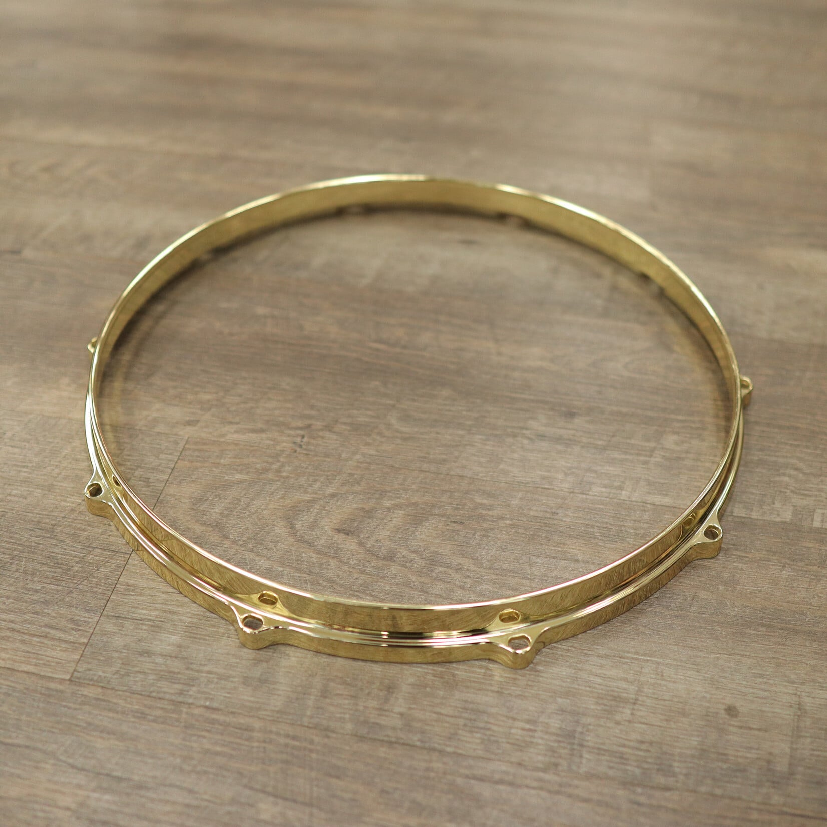 Ludwig Demo Ludwig 14" 10-Hole Brass Plated Die-Cast Hoop