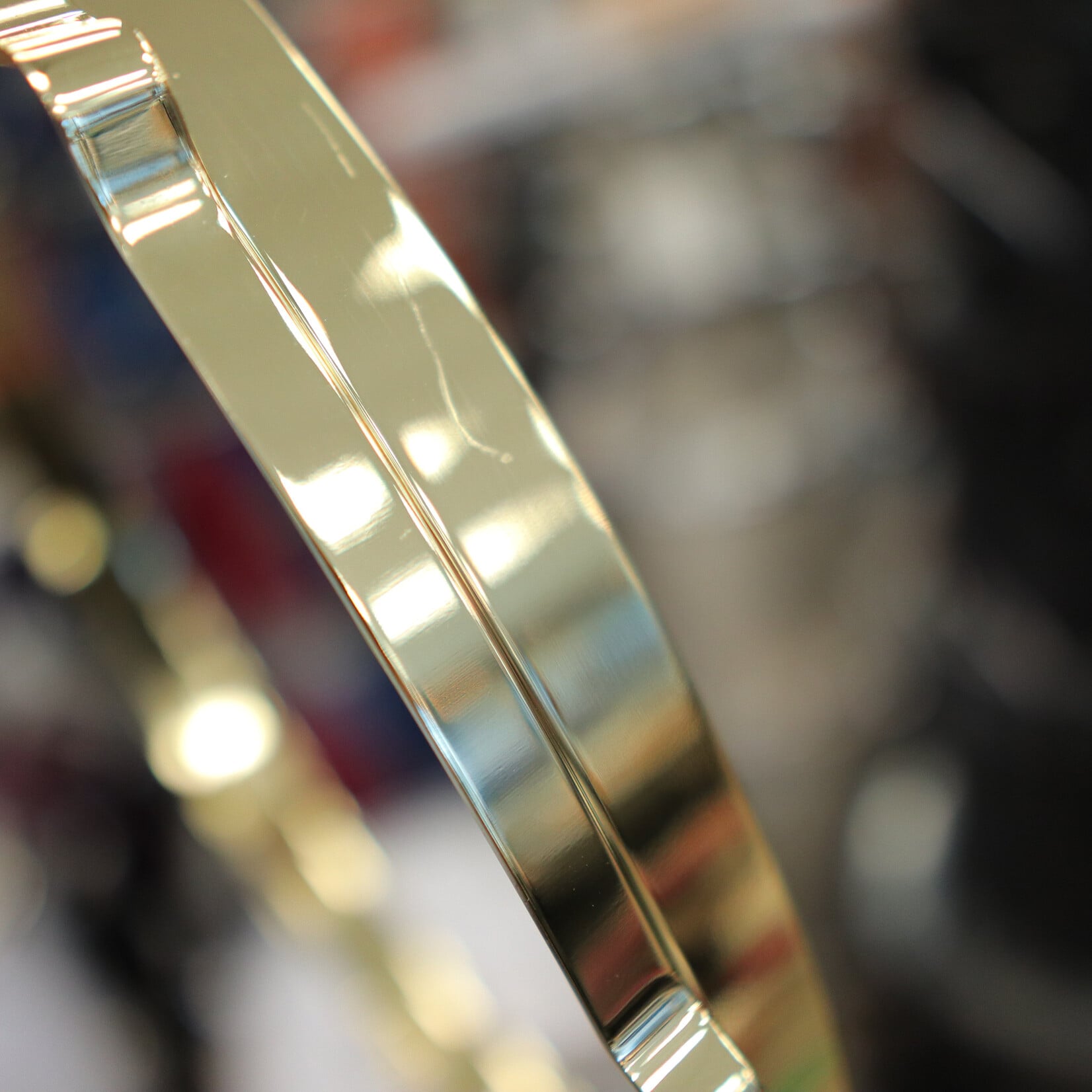 Ludwig Demo Ludwig 14" 10-Hole Brass Plated Die-Cast Hoop
