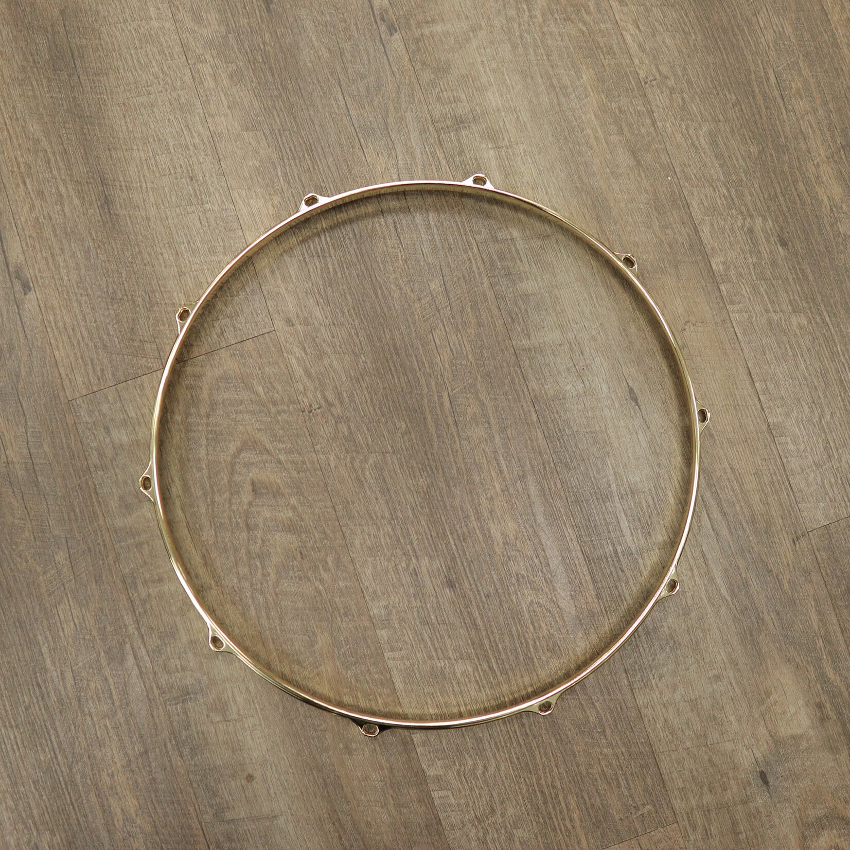 Ludwig Demo Ludwig 14" 10-Hole Brass Plated Die-Cast Hoop