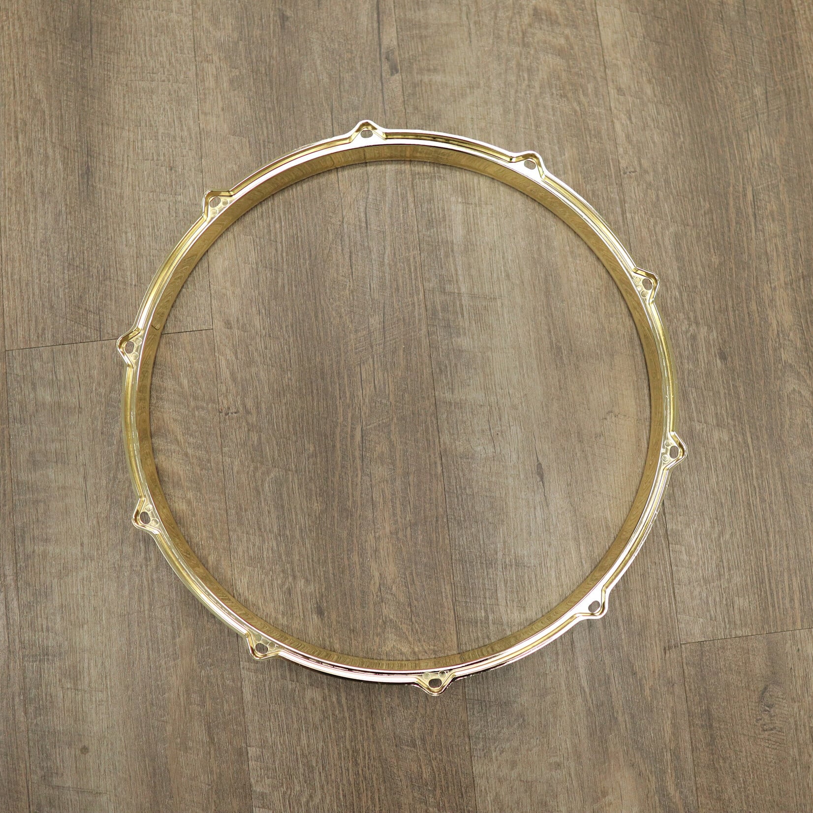 Ludwig Demo Ludwig 14" 10-Hole Brass Plated Die-Cast Hoop