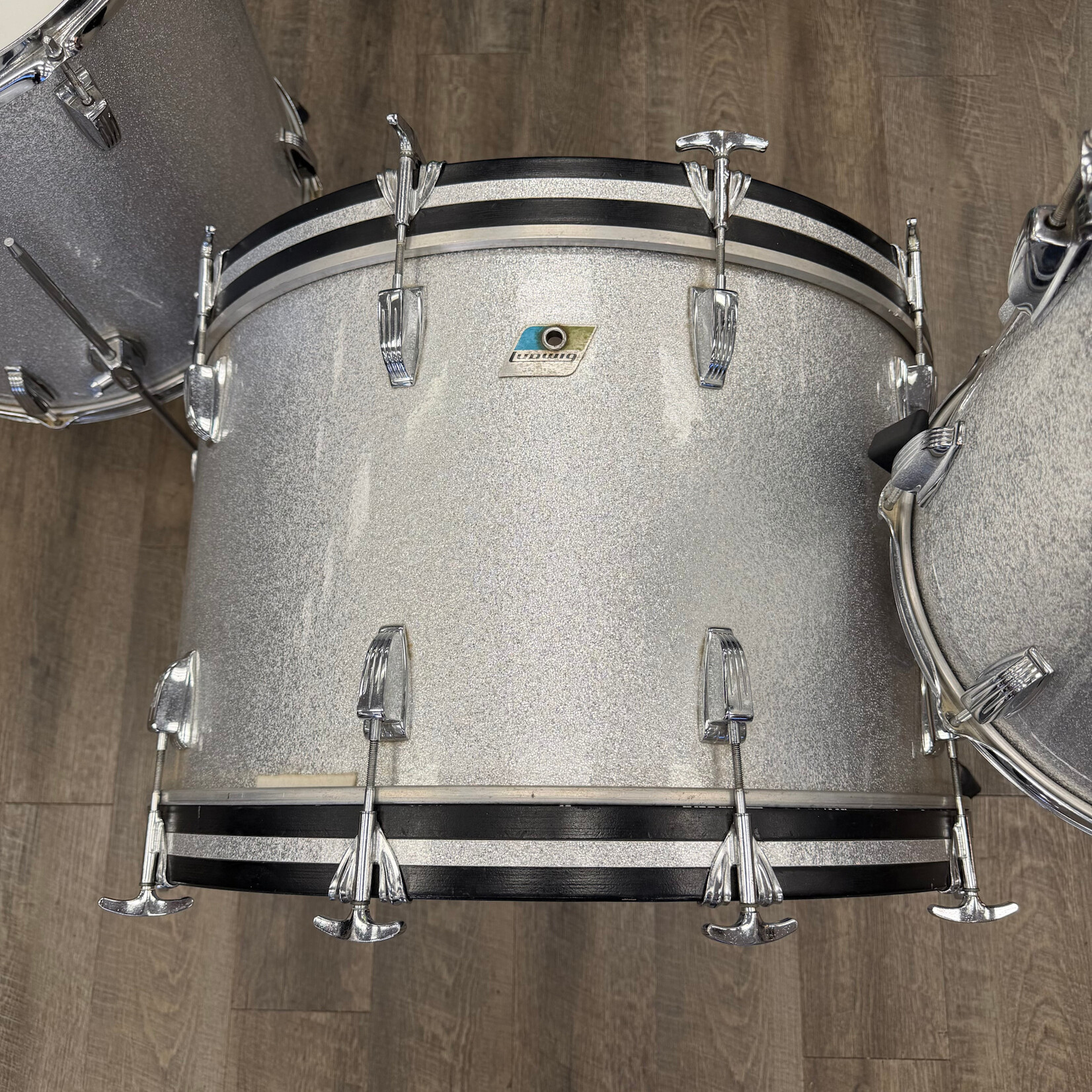 Ludwig 70s Ludwig Shell Pack 13/18/24 (Silver Sparkle)