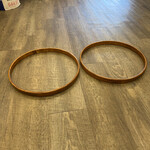 2112 Used 12" Wood Hoop Set