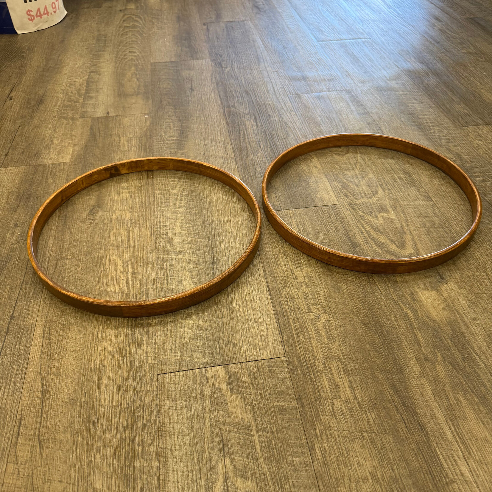 2112 Used 12" Wood Hoop Set