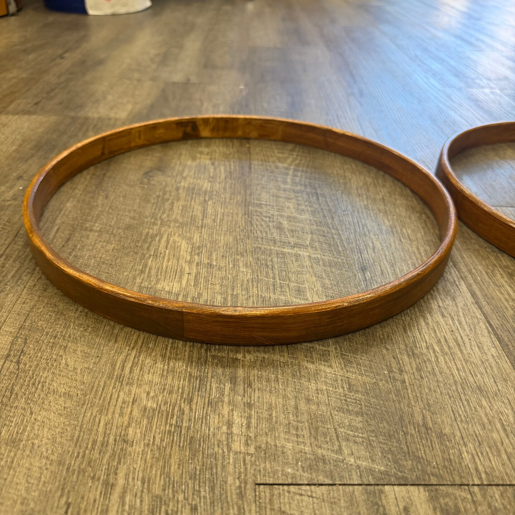 2112 Used 12" Wood Hoop Set