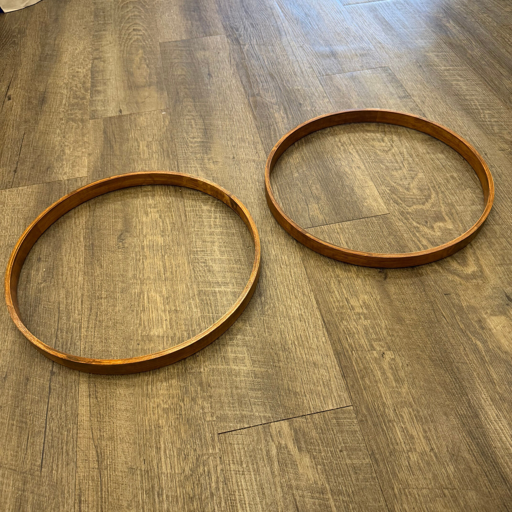 2112 Used 12" Wood Hoop Set