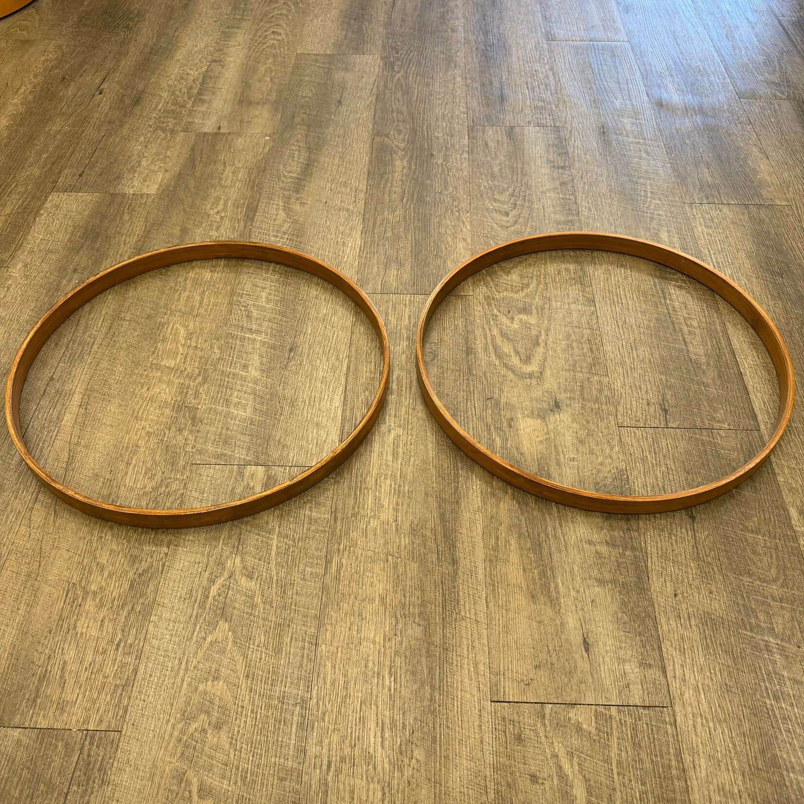 2112 Used 14" Wood Hoop Set
