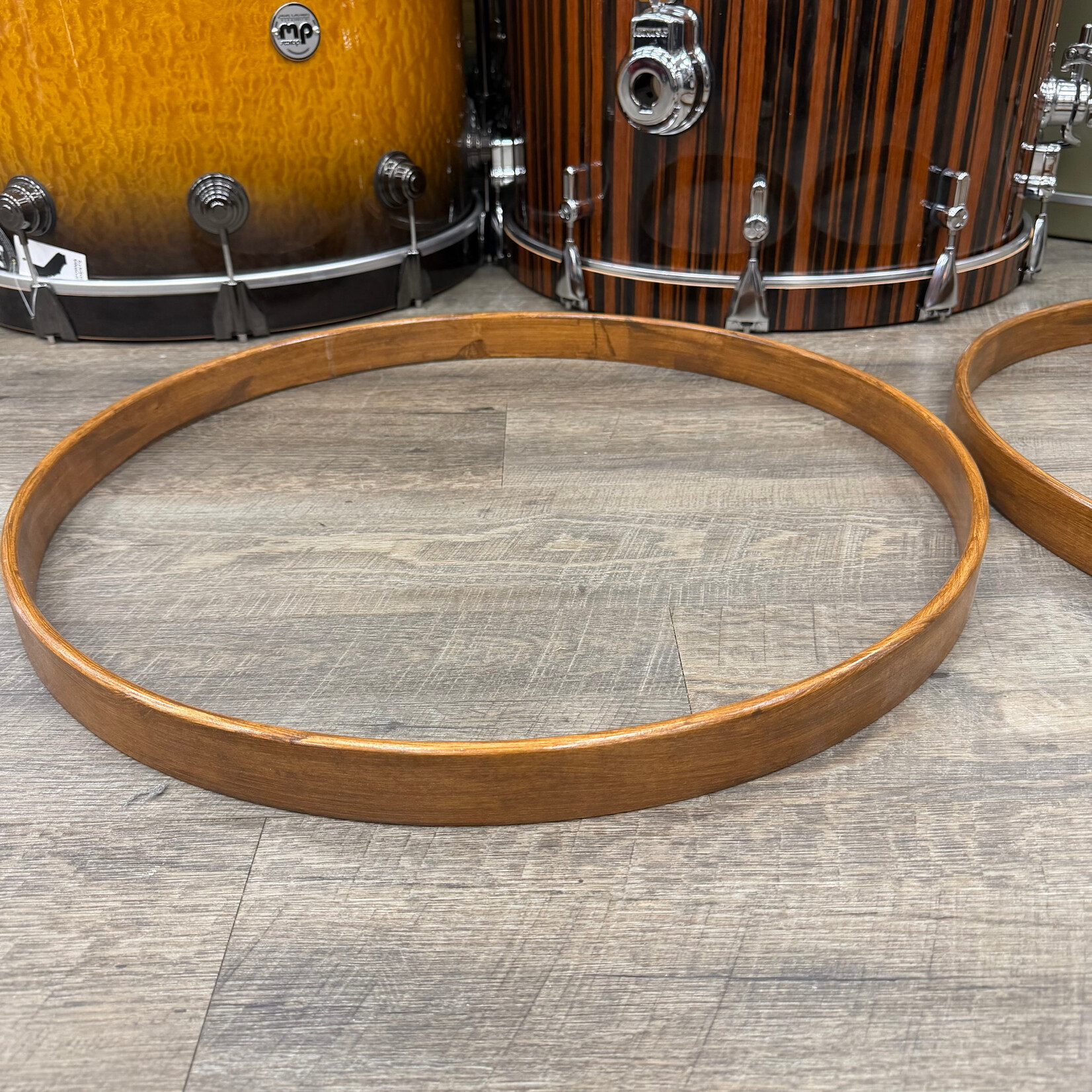 2112 Used 22" Wood Hoop Set