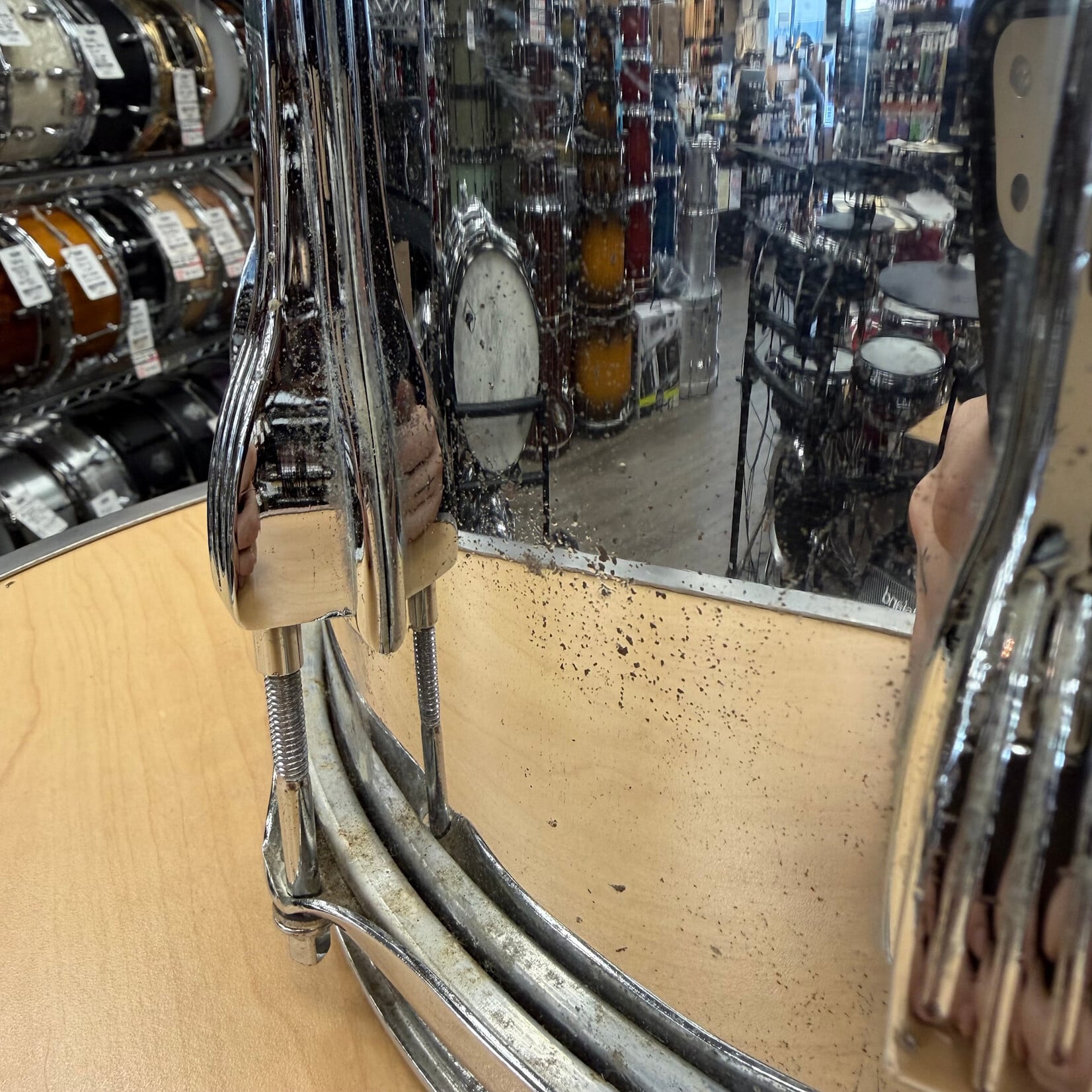 Ludwig Used Ludwig Parade  Snare Drum Chrome Over Wood 12x15