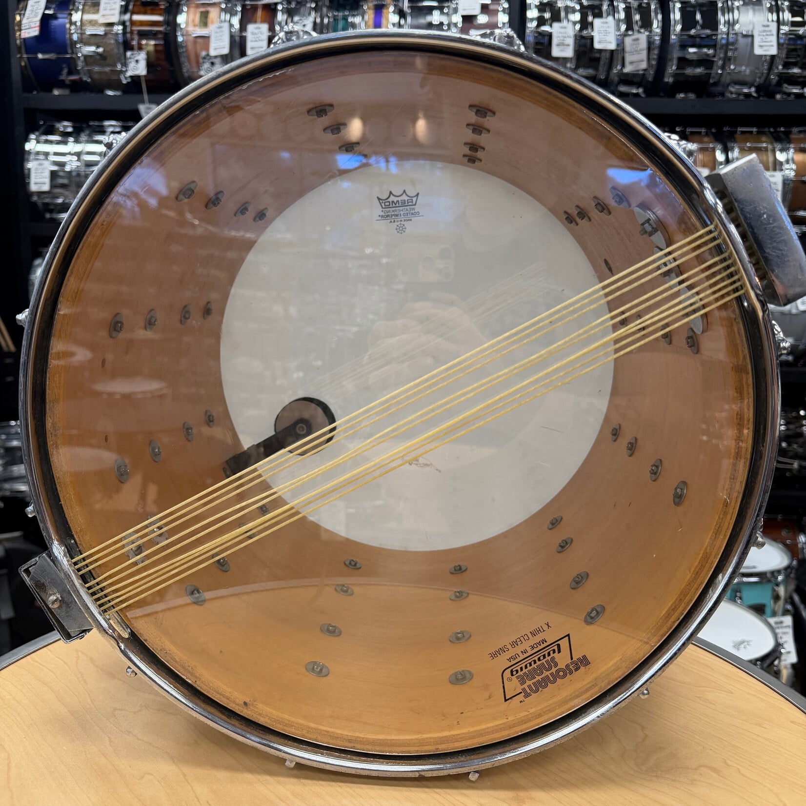 Ludwig Used Ludwig Parade  Snare Drum Chrome Over Wood 12x15