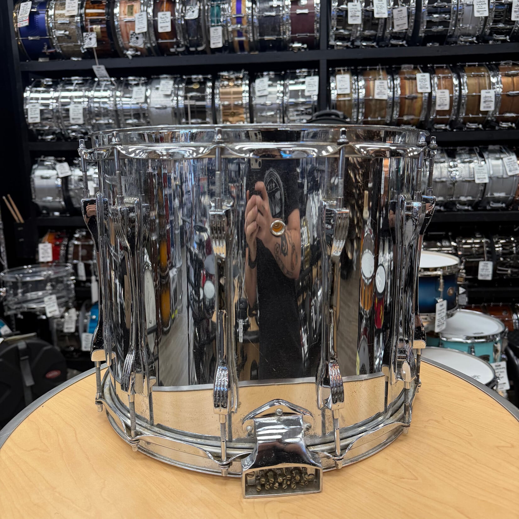 Ludwig Used Ludwig Parade  Snare Drum Chrome Over Wood 12x15