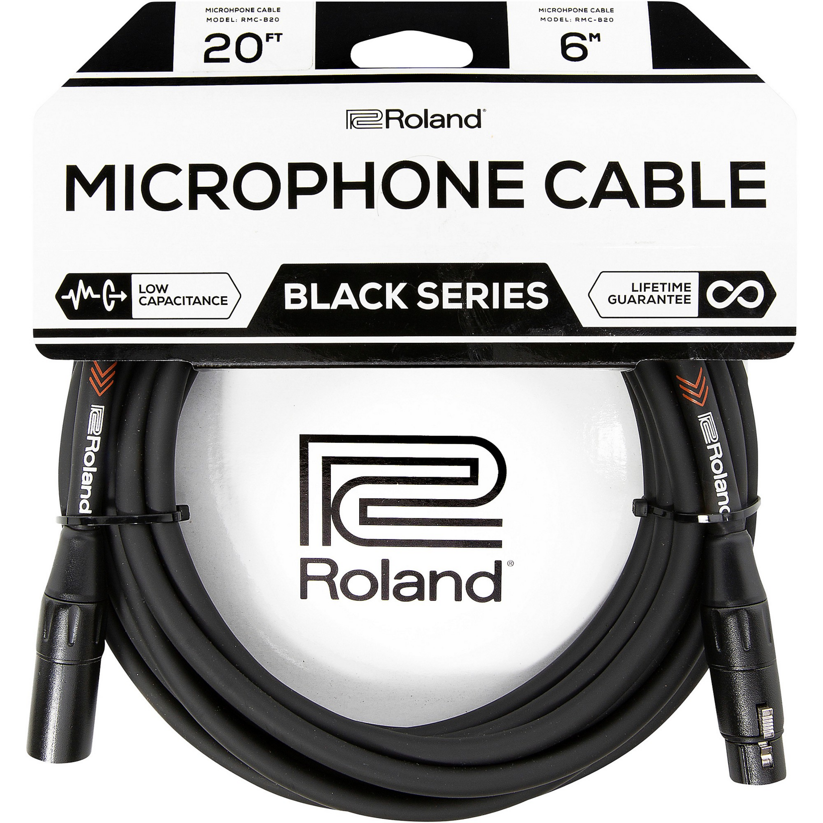 Roland Roland 20Ft (6M) Microphone Cable RMC-B20