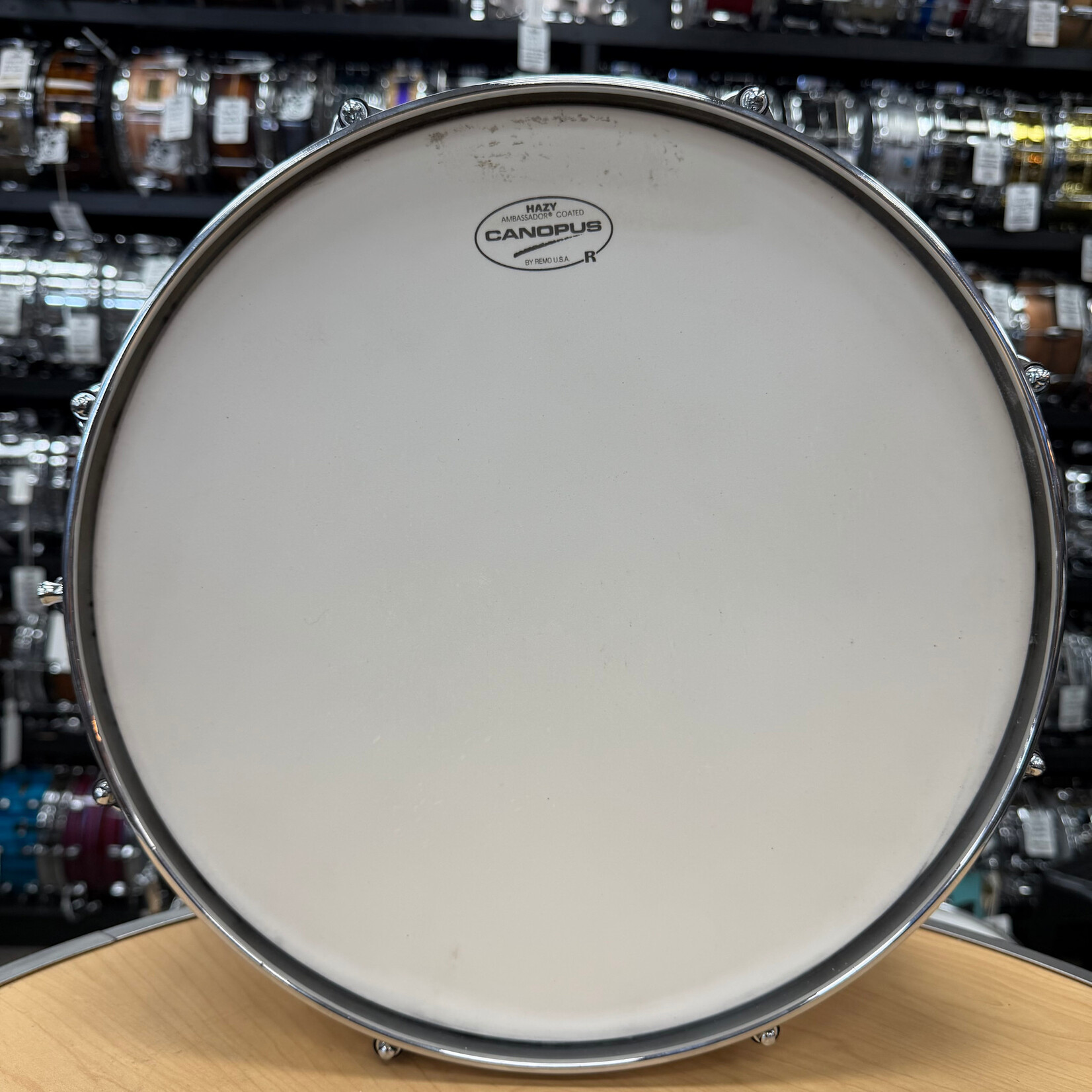 Canopus Pre-Owned Canopus Maple Snare Drum 6.5x14 M-1465 (Natural)