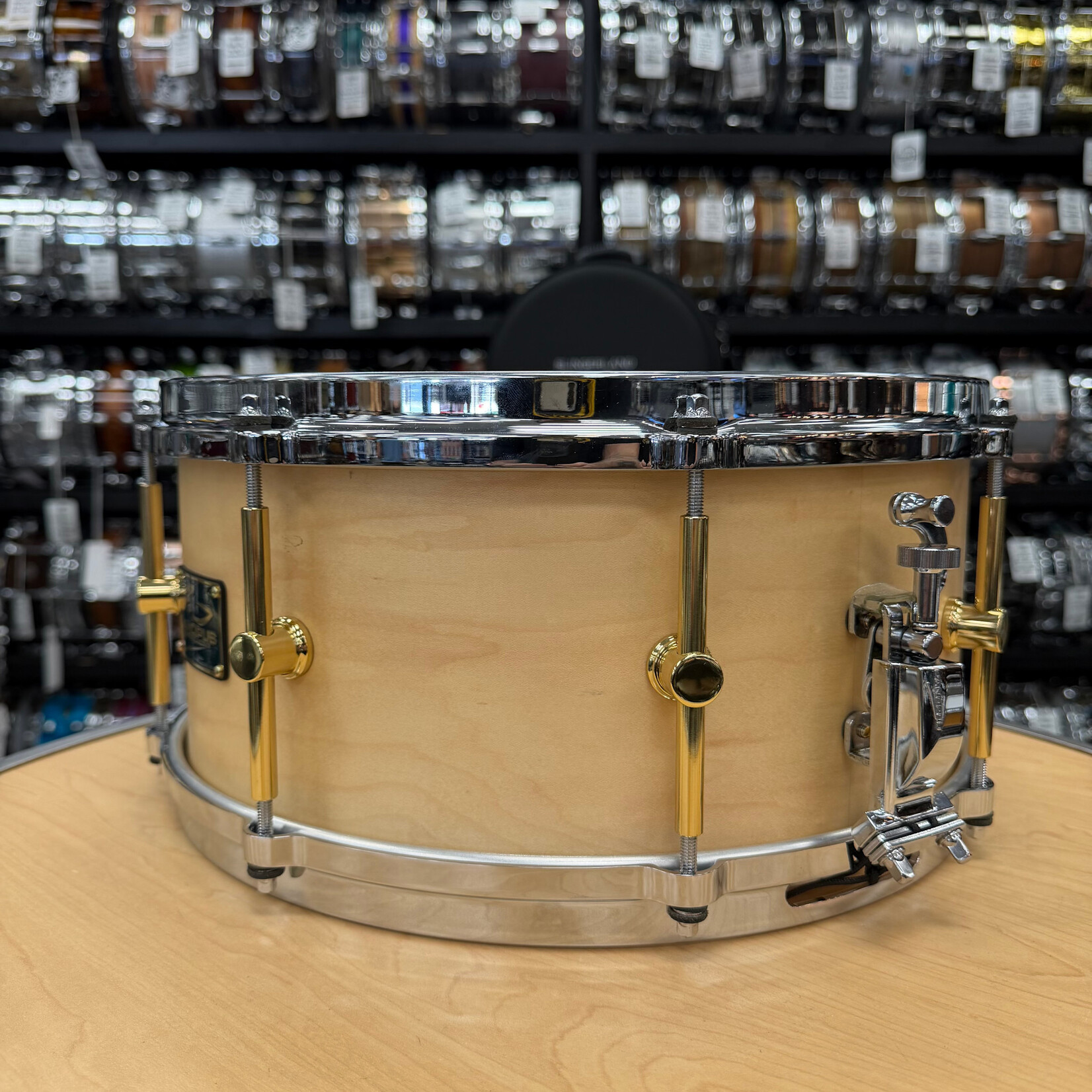 Canopus Pre-Owned Canopus Maple Snare Drum 6.5x14 M-1465 (Natural)