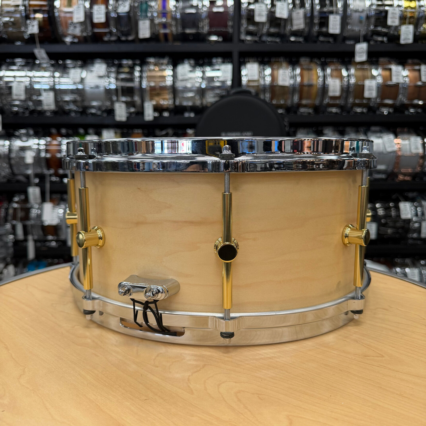 Canopus Pre-Owned Canopus Maple Snare Drum 6.5x14 M-1465 (Natural)