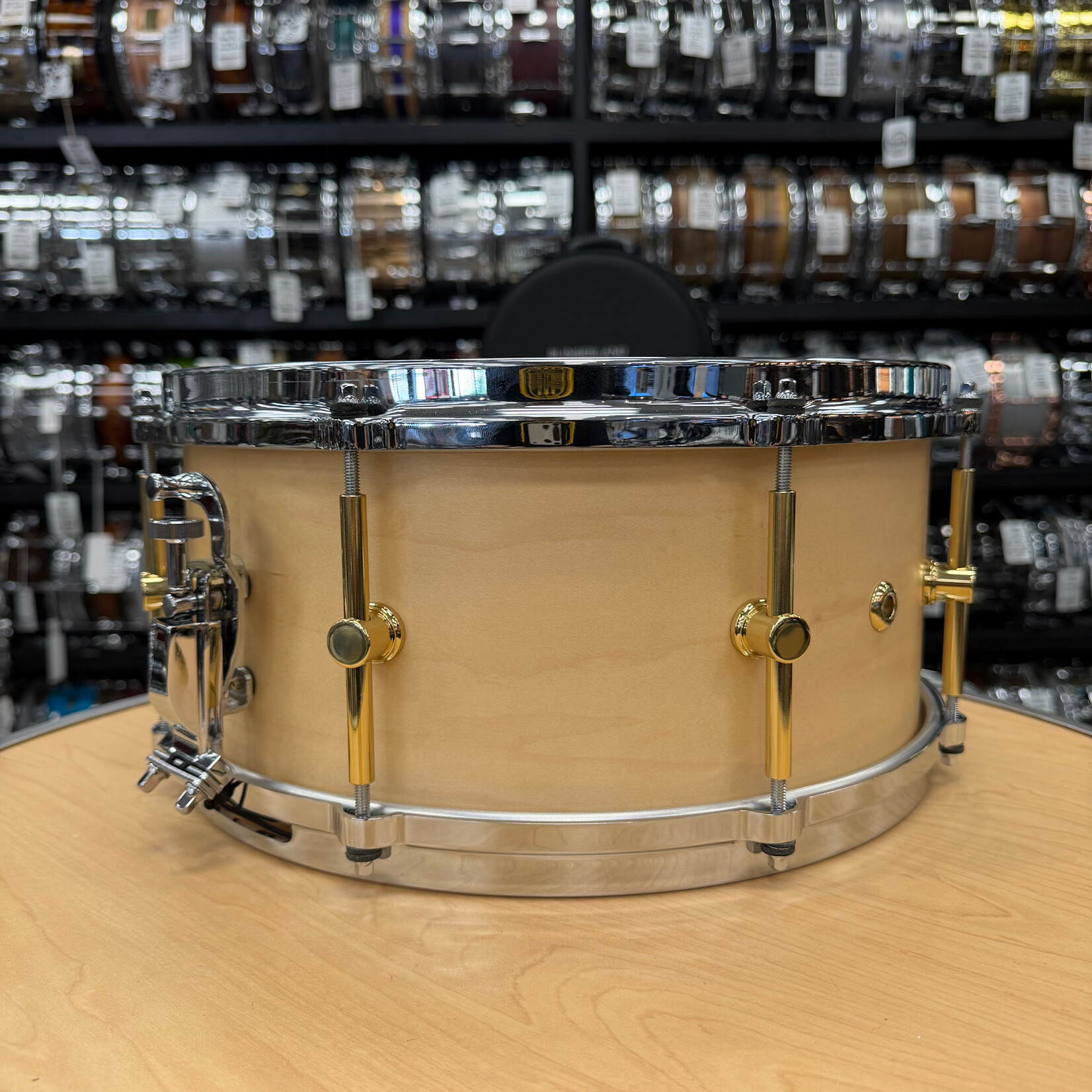 Canopus Pre-Owned Canopus Maple Snare Drum 6.5x14 M-1465 (Natural)