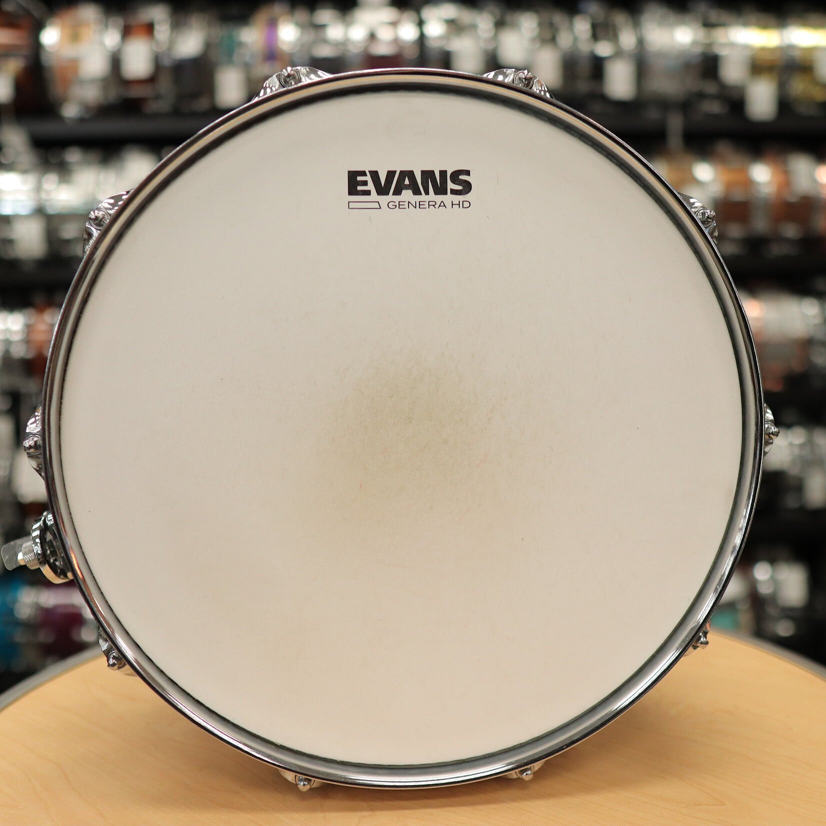 DW Pre-Owned DW Performance Series 6.5x14" Maple Snare Drum (Tobacco Stain)