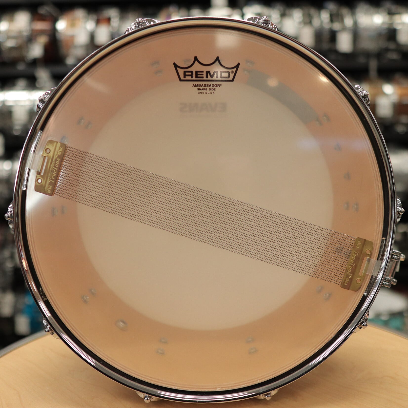 DW Pre-Owned DW Performance Series 6.5x14" Maple Snare Drum (Tobacco Stain)