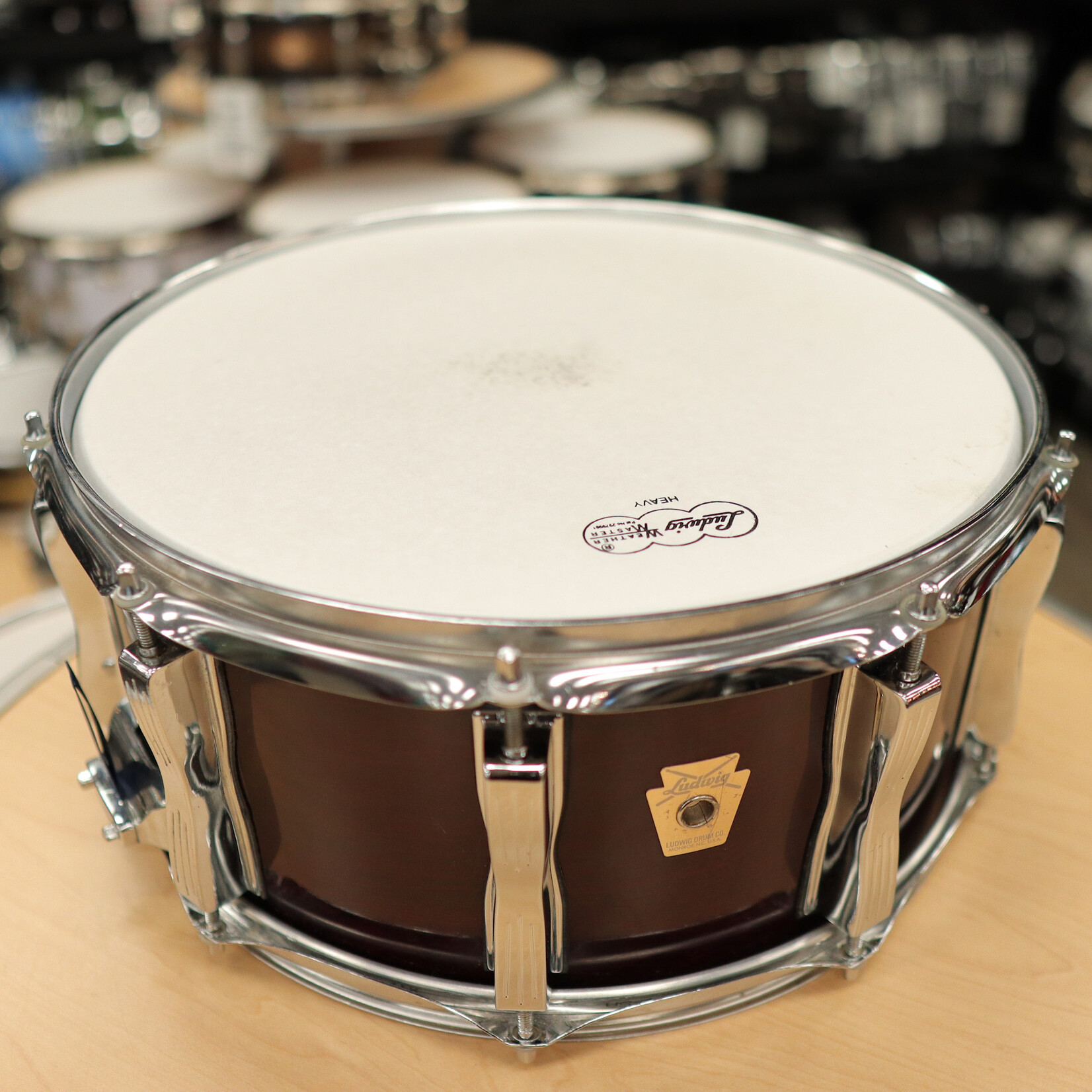 Ludwig Vintage Ludwig Classic Maple 6.5x14" Snare Drum (Cherry Stain Lacquer)