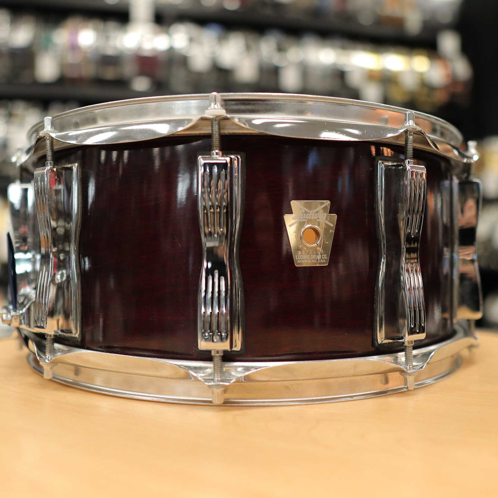 Ludwig Vintage Ludwig Classic Maple 6.5x14" Snare Drum (Cherry Stain Lacquer)