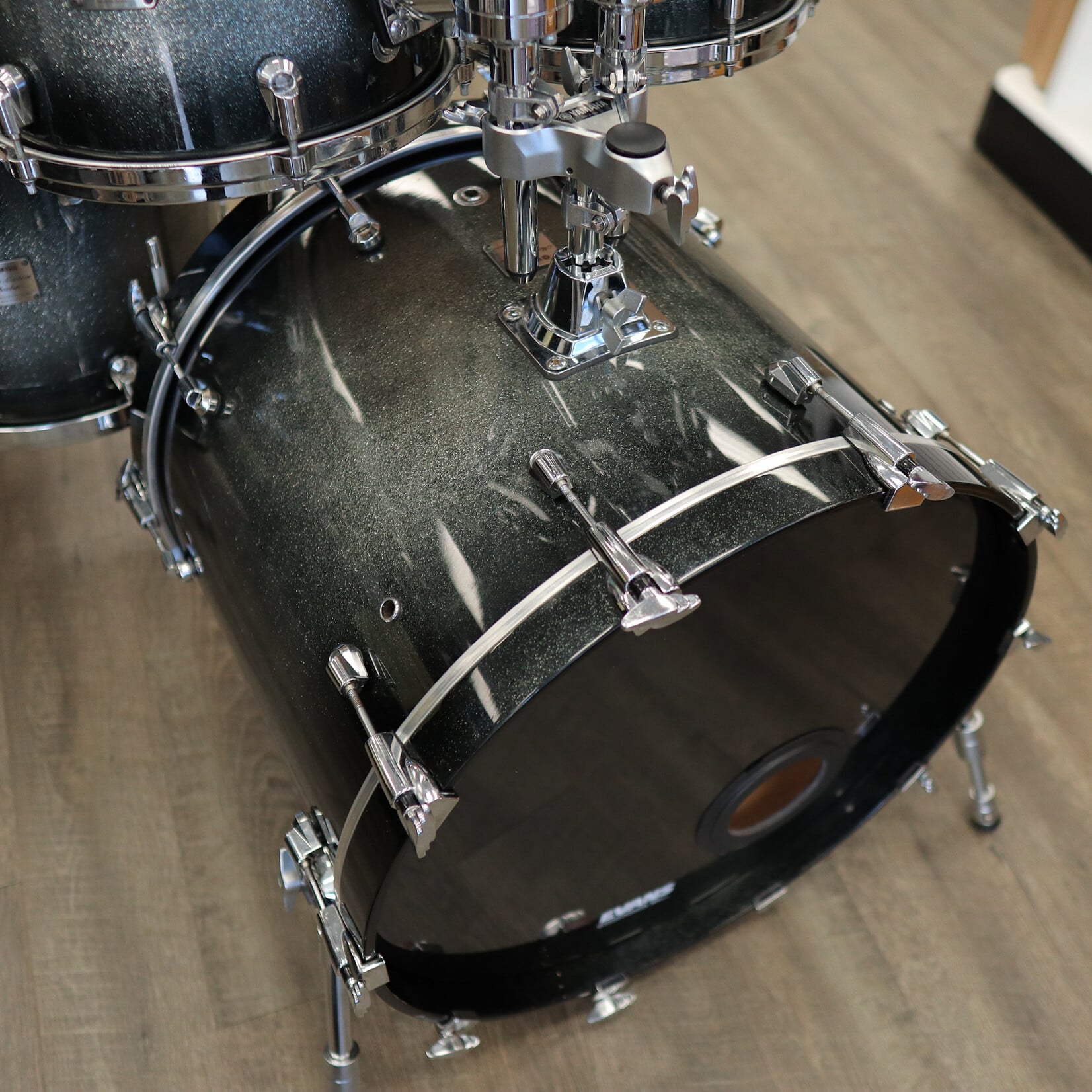 YAMAHA Pre-Owned Yamaha Maple Custom Absolute 5-PC Shell Pack 10/12/14/16/22 (Black Sparkle Sunburst)
