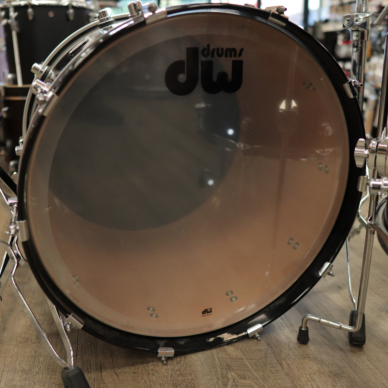 DW Used DW Design Series 4-Piece Shell Pack 10/12/16/22 (Black Gloss Lacquer)